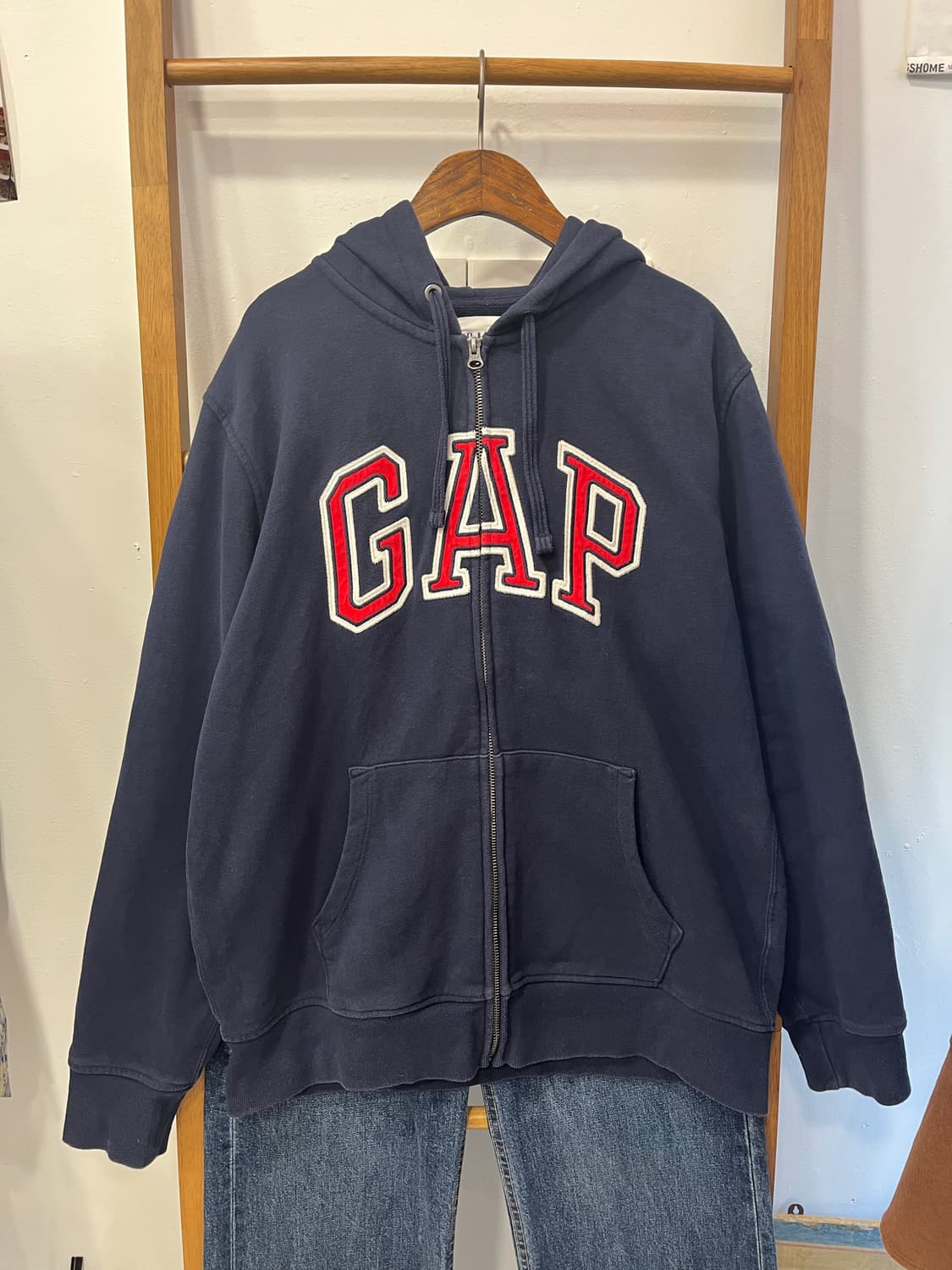 갭 GAP 네이비 후드집업 상품이미지1