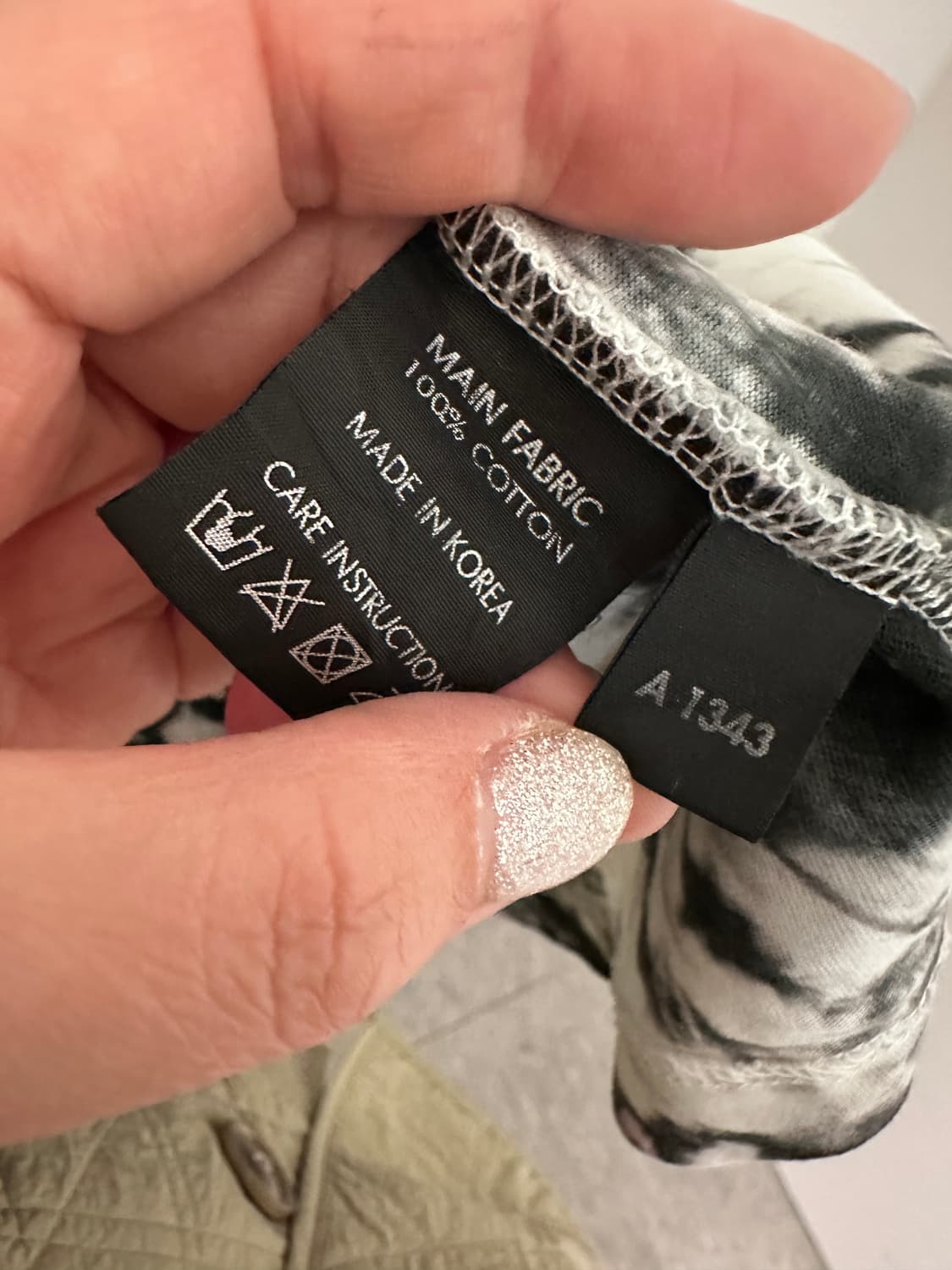 지드래곤-피스마이너스원 블랙 타이 다이 반팔티셔츠 상품이미지5