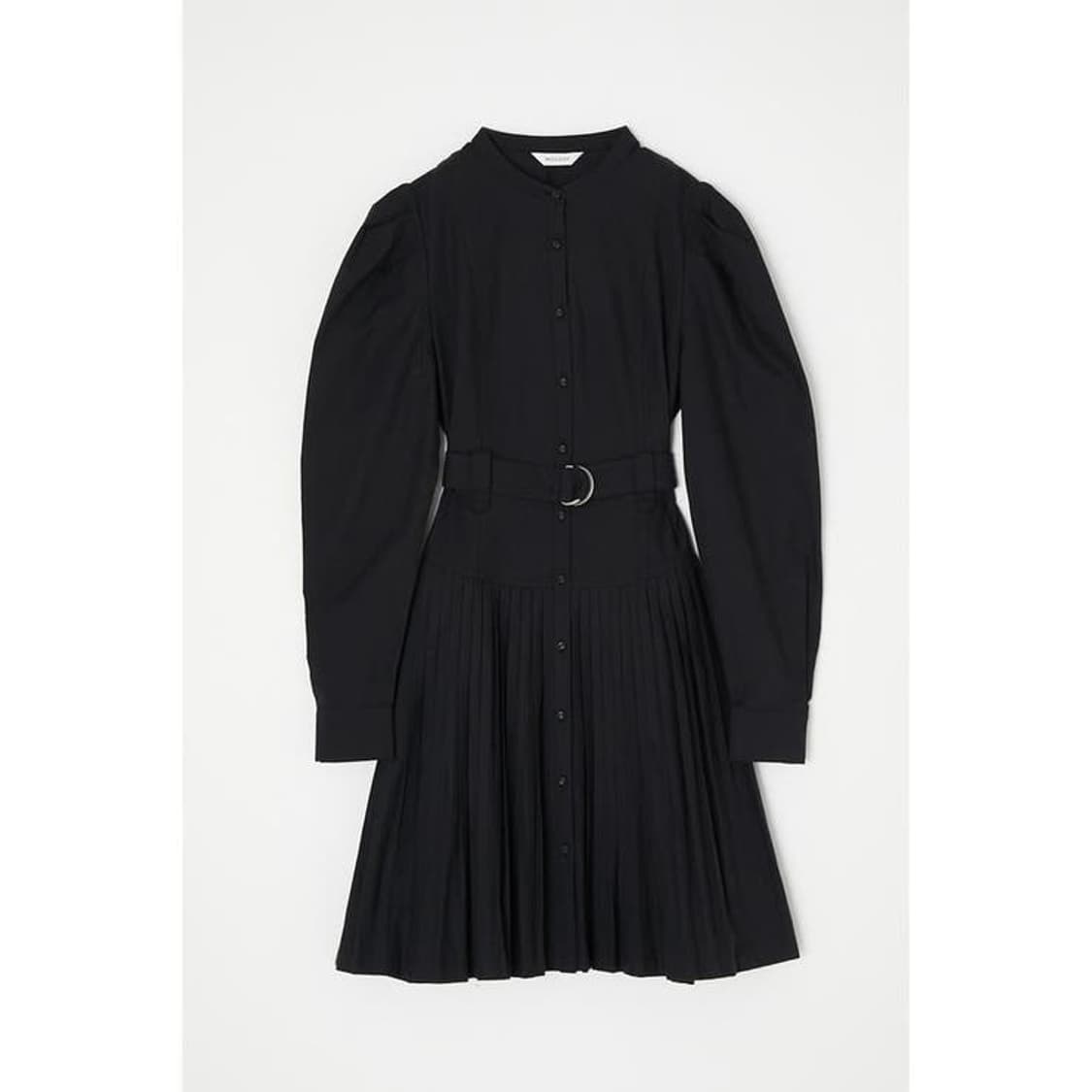 MOUSSY(마우지) 벨티드 플리츠 원피스 상품이미지1