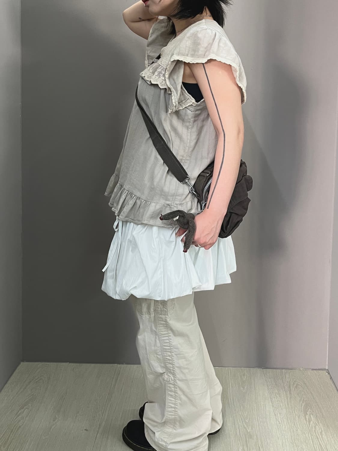 C015 JPN Abercrombie 로우라이즈 카고팬츠 상품이미지3