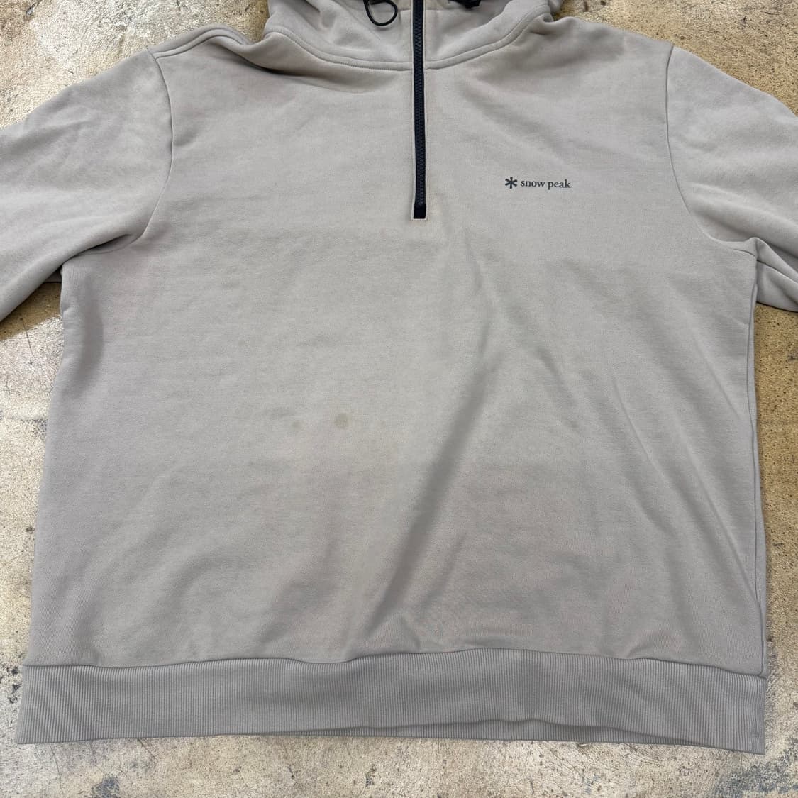  [정품/105] 스노우피크 하프집업 후드티 베이지 b15 상품이미지3