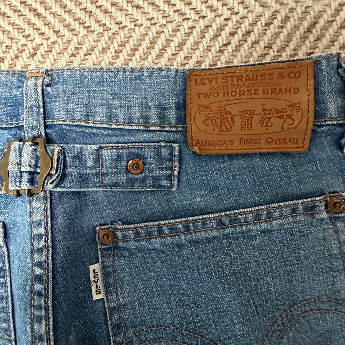 LEVI'S japan made whitetab denim jeans 상품이미지3