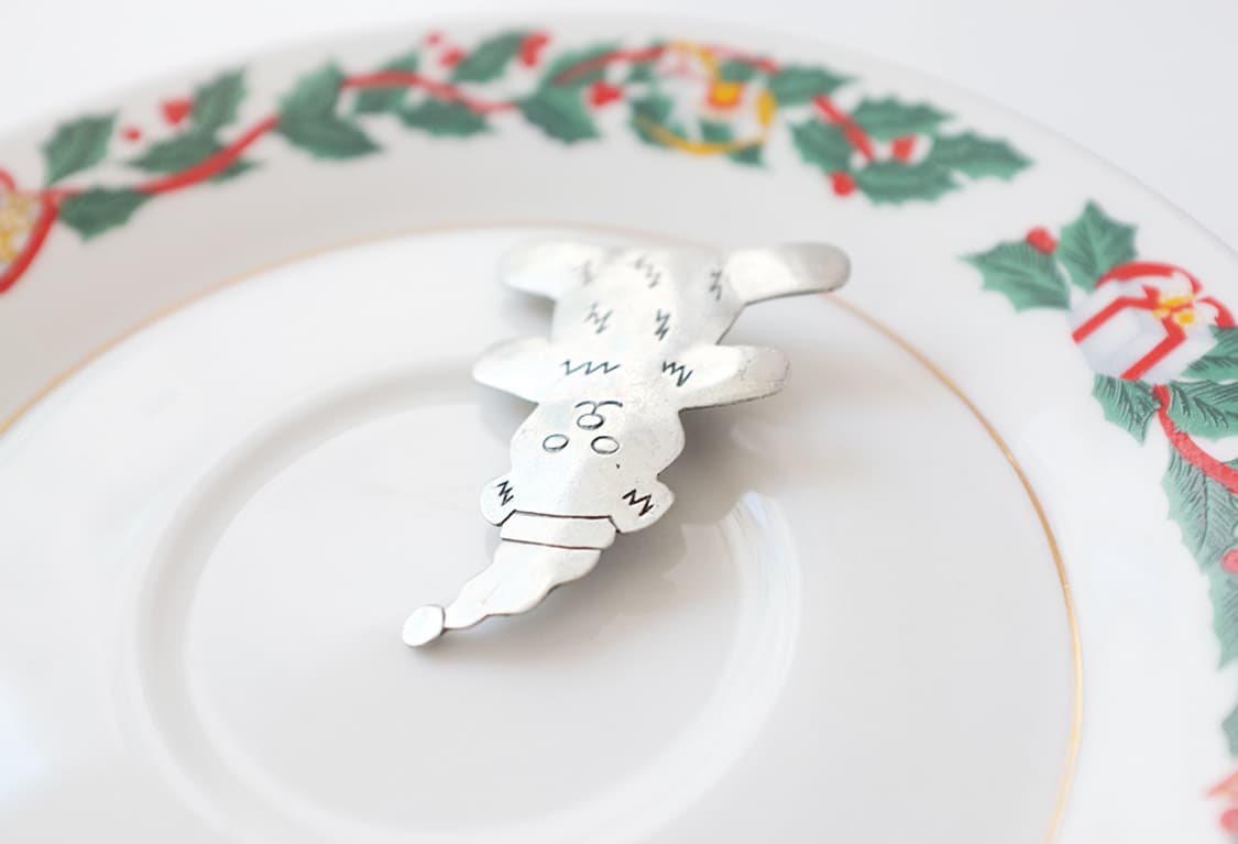 1980s 귀여운 크리스마스 테디베어 빈티지브로치 빈티지악세사리 상품이미지6