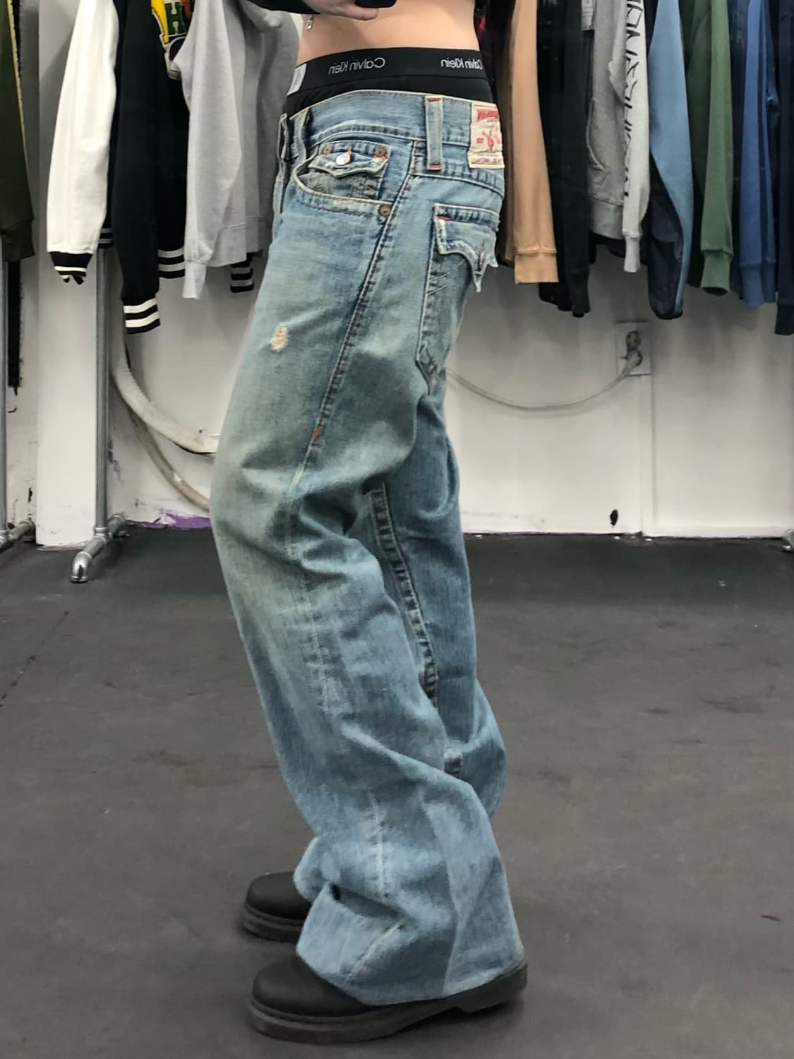 트루릴리전 부츠컷 데님팬츠 상품이미지2