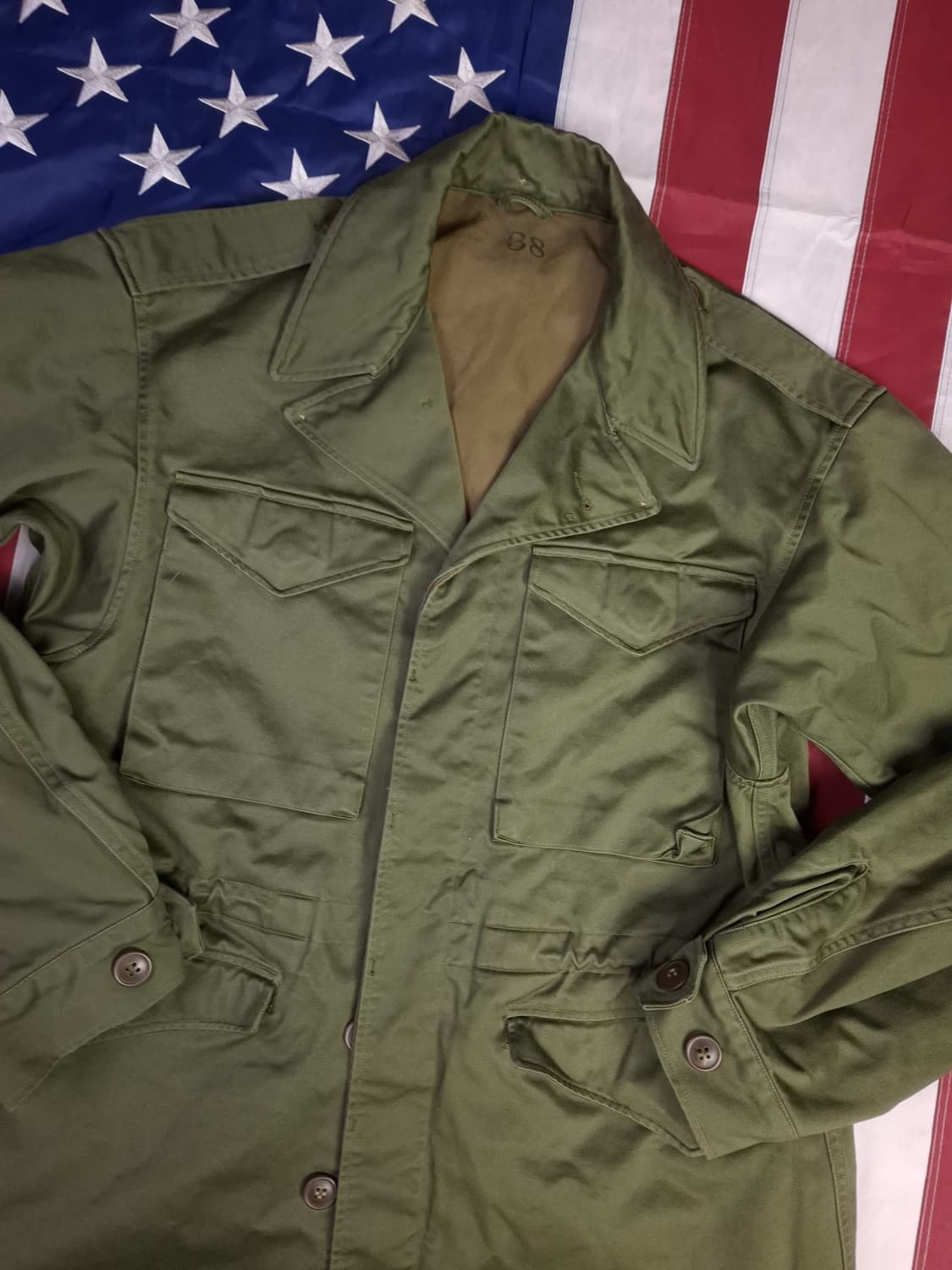 새제품 WW2 오리지날 브론슨 복각 미군 M-43 필드야상 상품이미지2