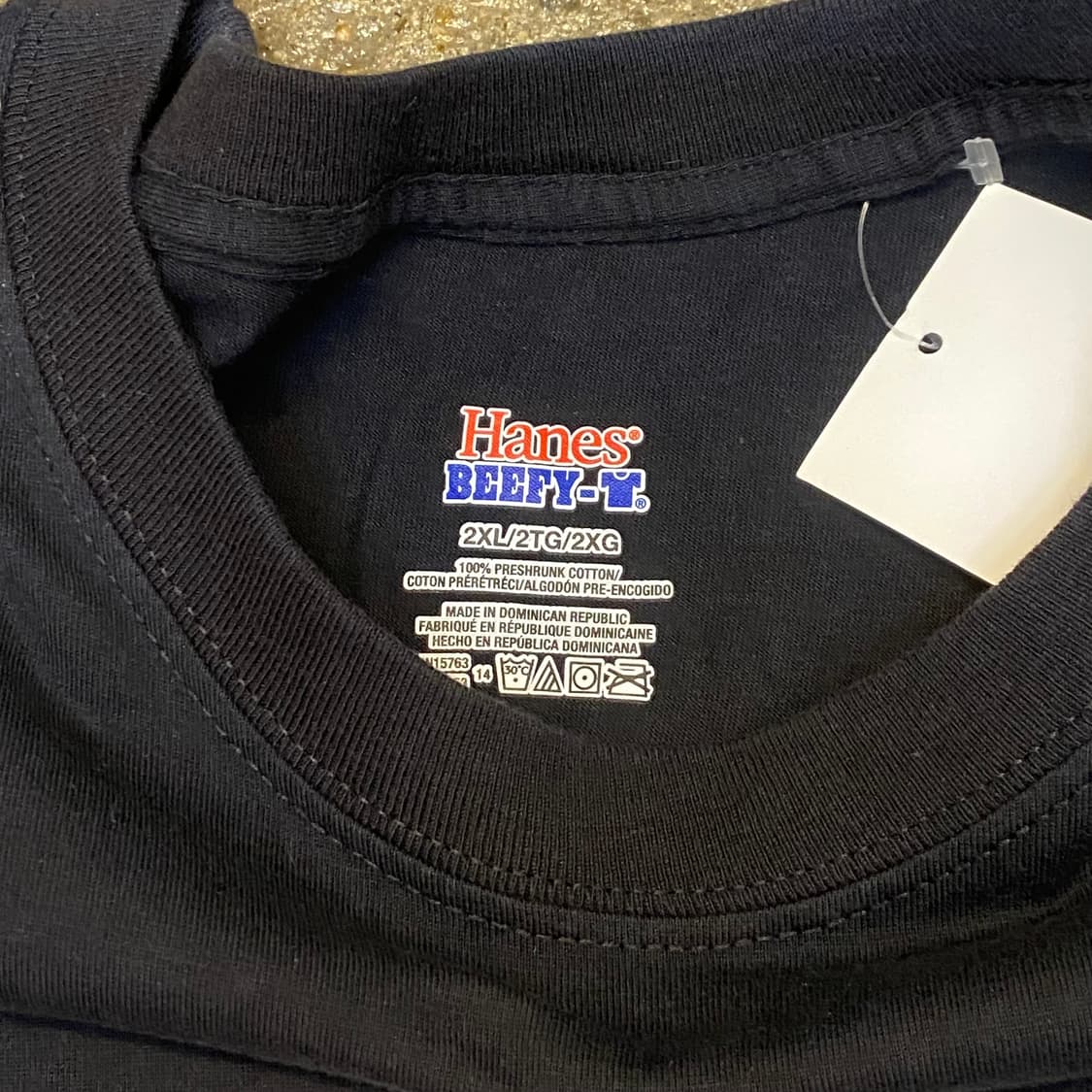 미국 빈티지 헤인즈 가스 브룩스 공시 굿즈 투어티 락티셔츠 반팔티 상품이미지3