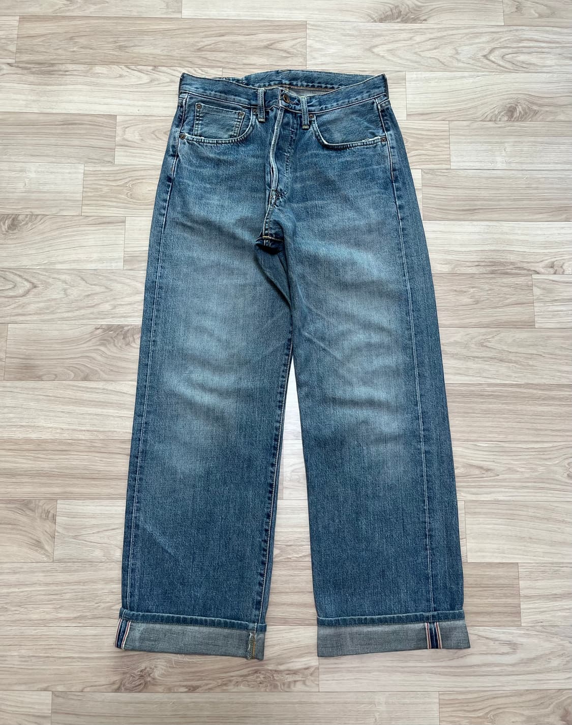 에드윈 505 셀비지 데님 상품이미지4