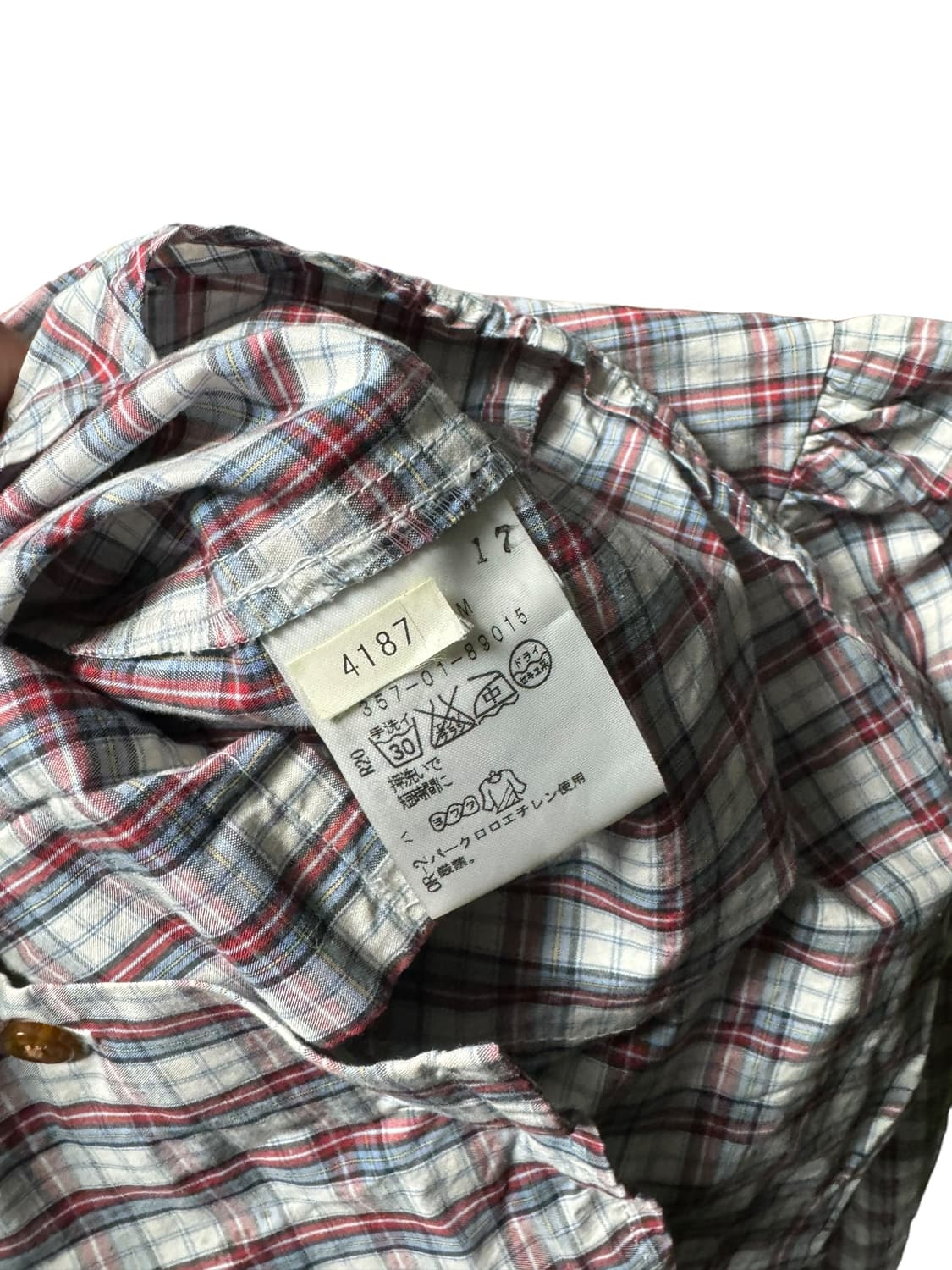 비비안웨스트우드 체크 셔츠 상품이미지7