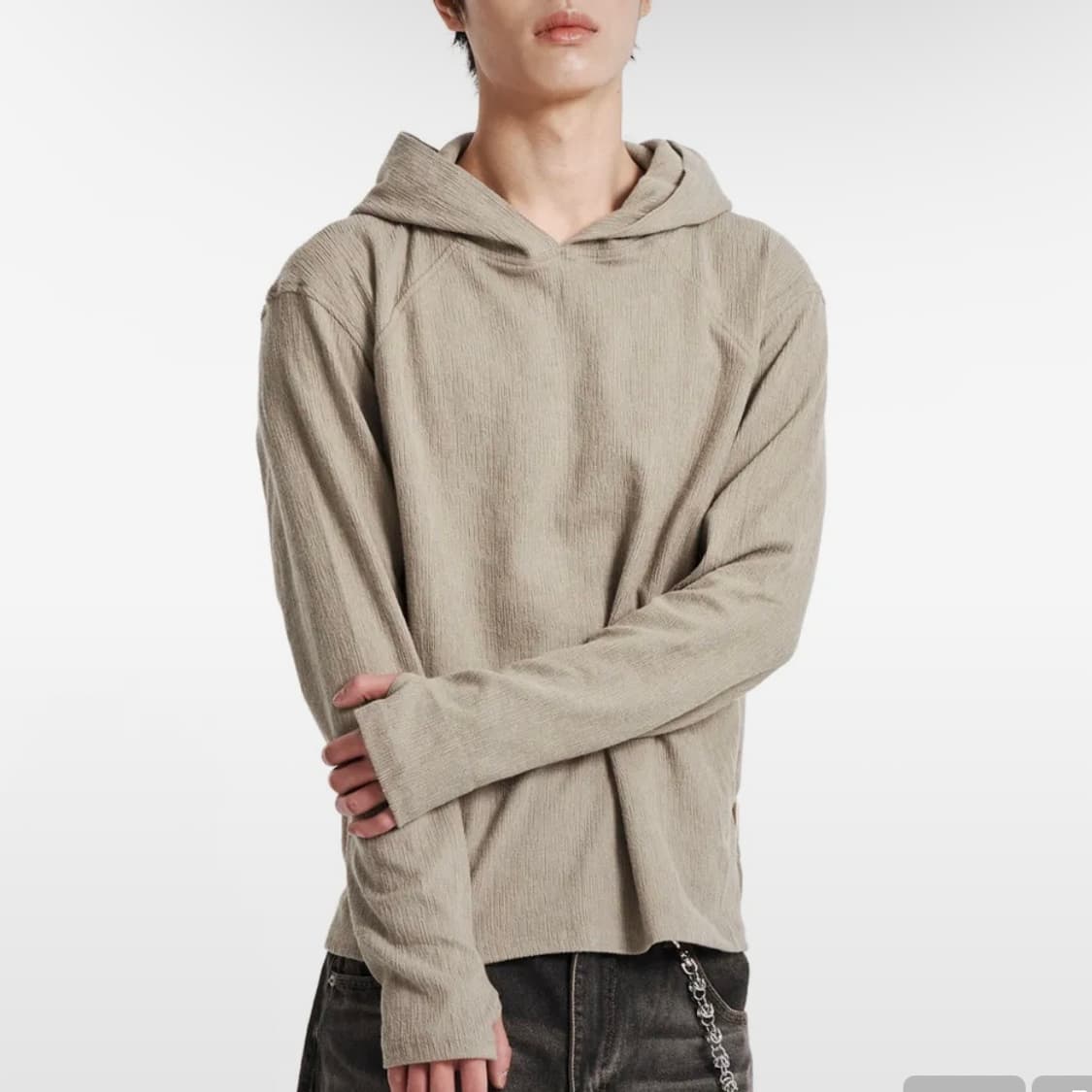 (S) 기철 니트 후드티 상품이미지3