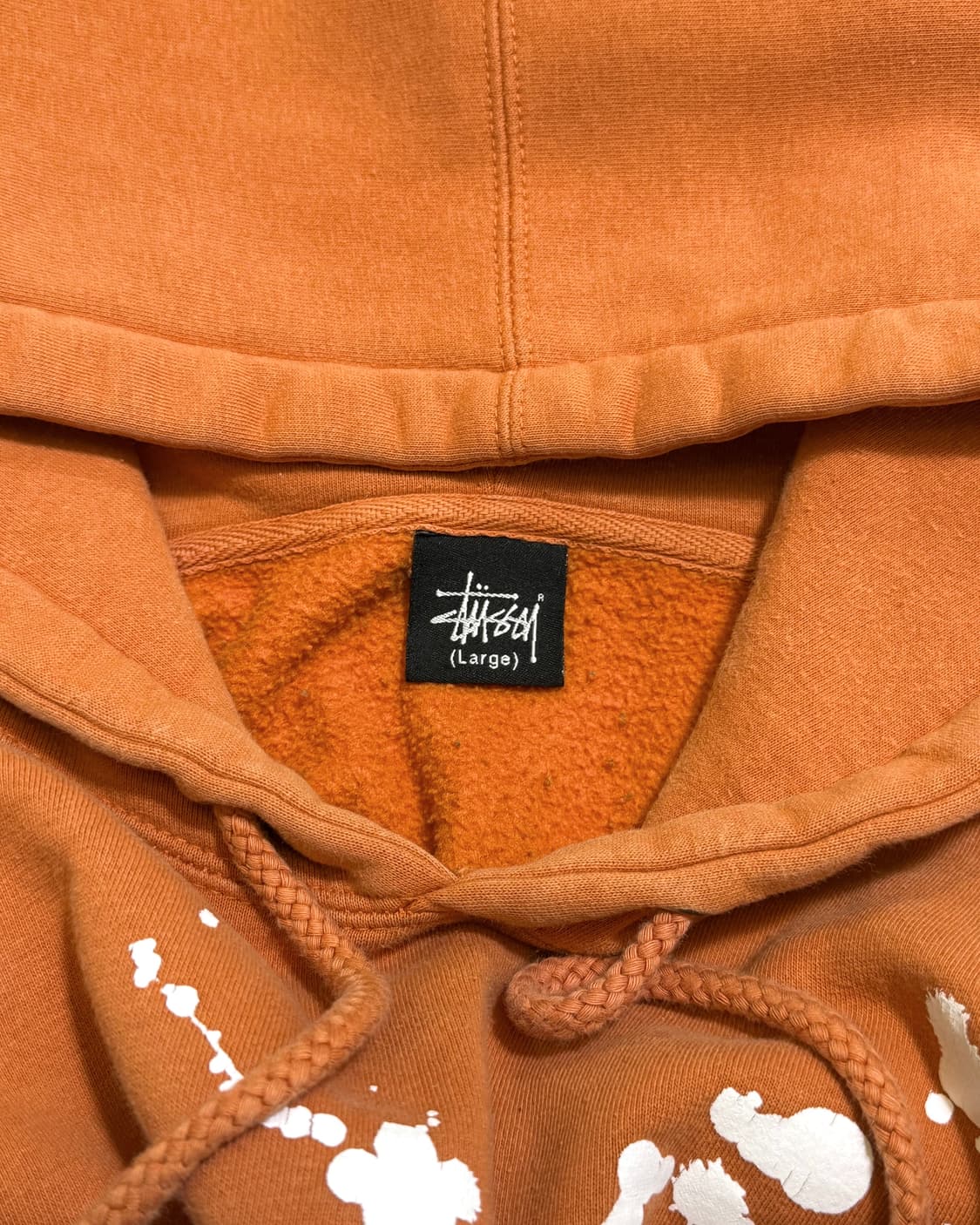 00’s 올드 스투시 스플래터 후드 상품이미지4