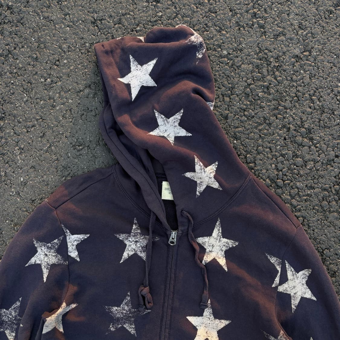 Denim And Supply 스타 패턴 올드스쿨 후드집업 상품이미지3