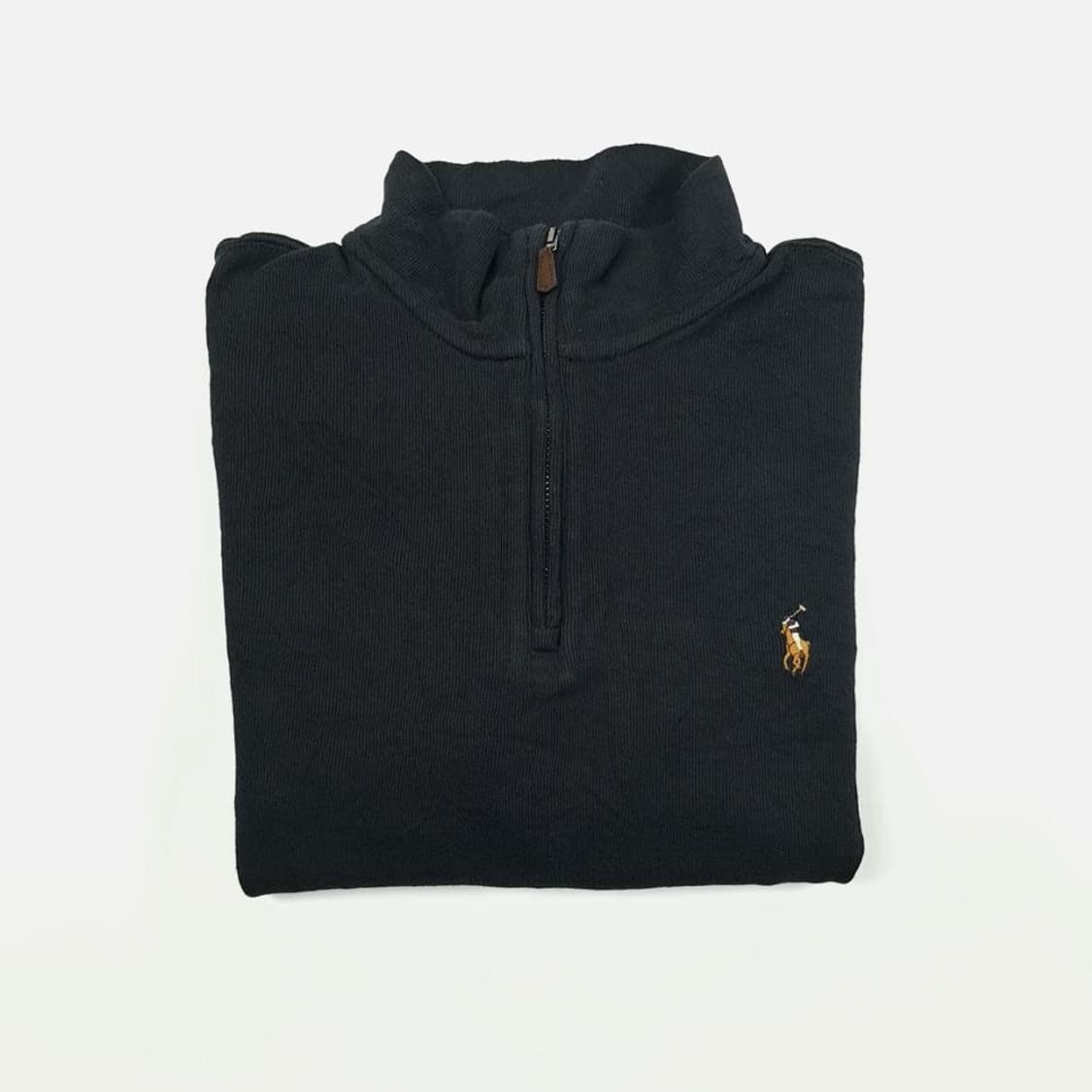 (CS706)M 폴로 블랙 하프집업 QR 니트 스웨터knit 상품이미지8