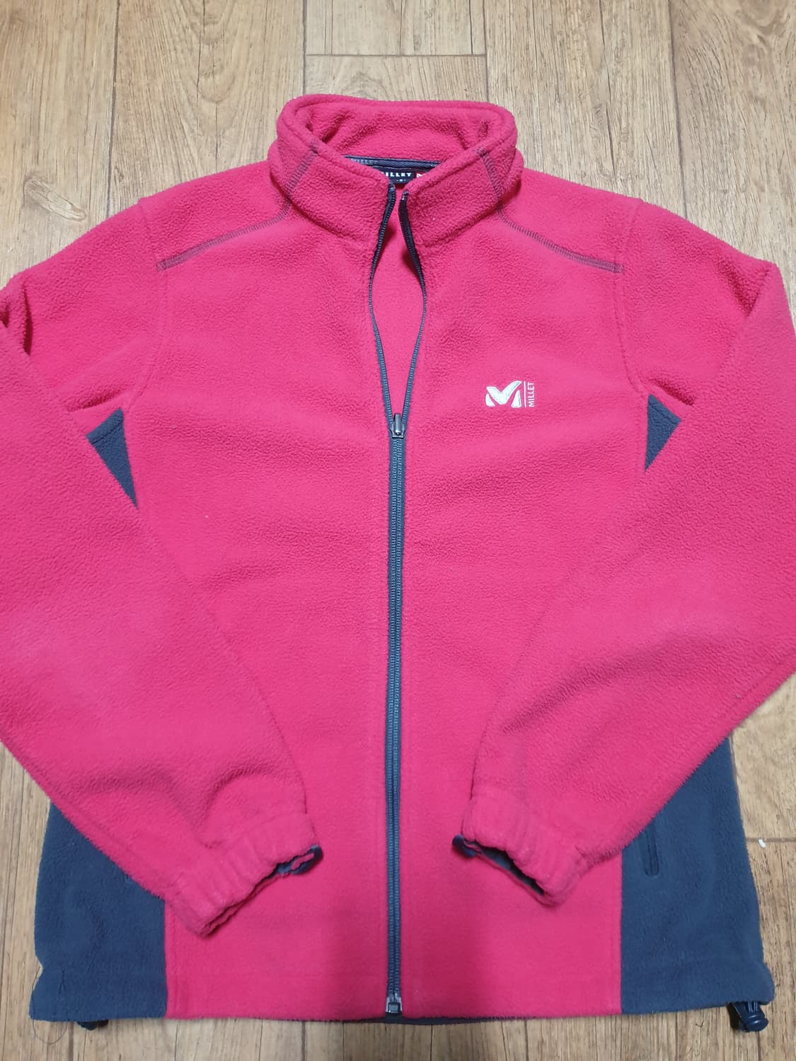 밀레 기모 후리스 집업90 사이즈입니다 상품이미지2