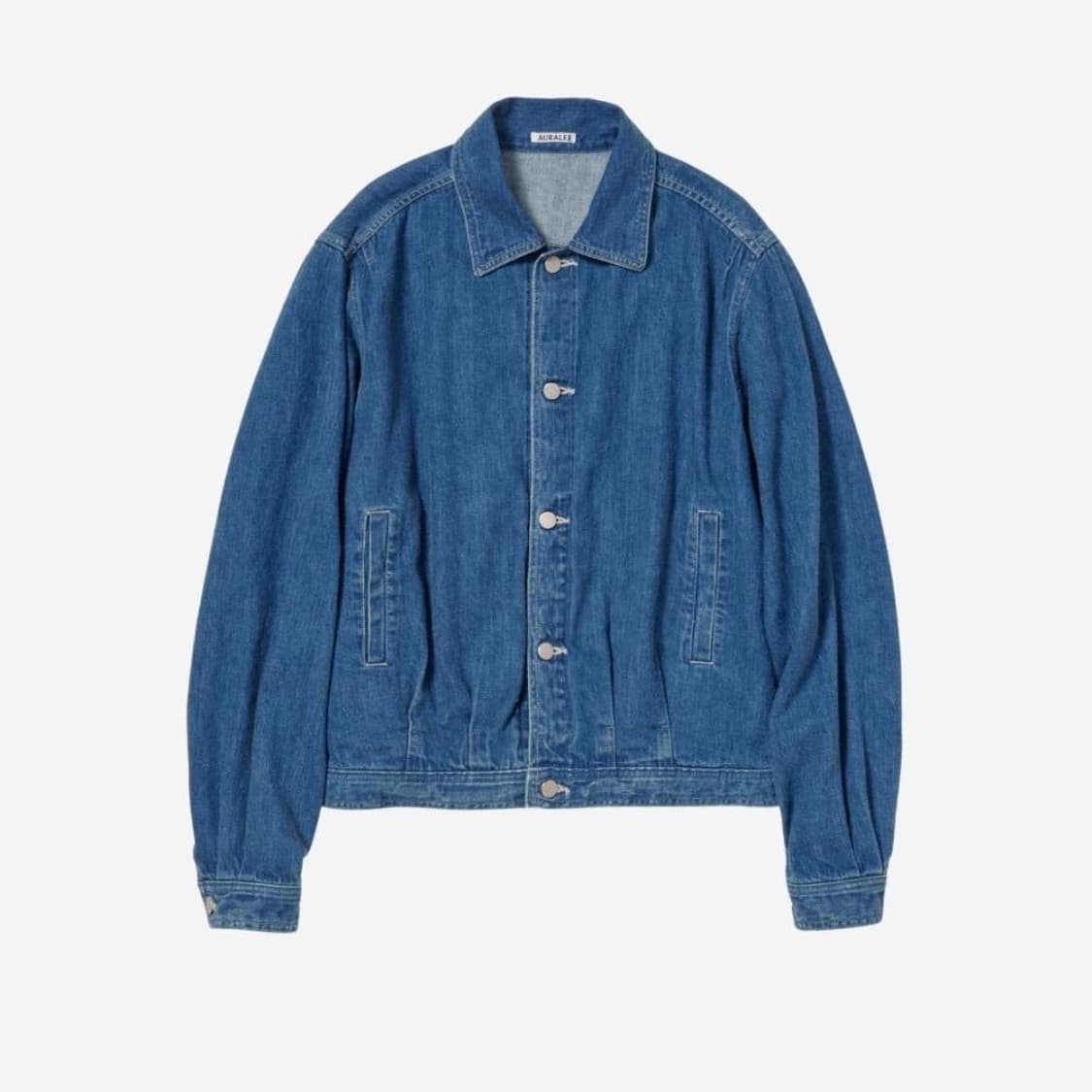 AURALEE 오라리 셀비지 데님 블루종 인디고 4 상품이미지1