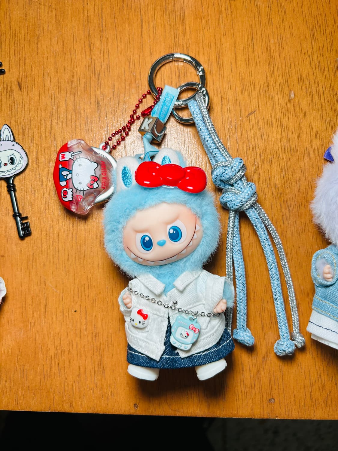 🐰미니라부부 내 마음속 비밀번호”K”커스텀키링 상품이미지4