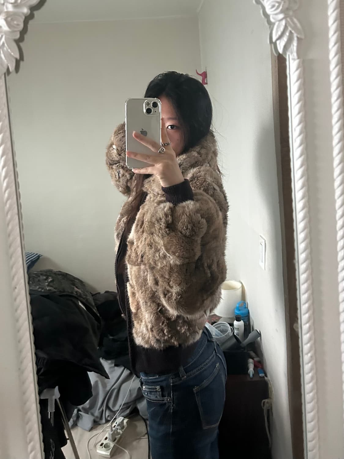 퍼자켓 리얼토끼털 상품이미지3