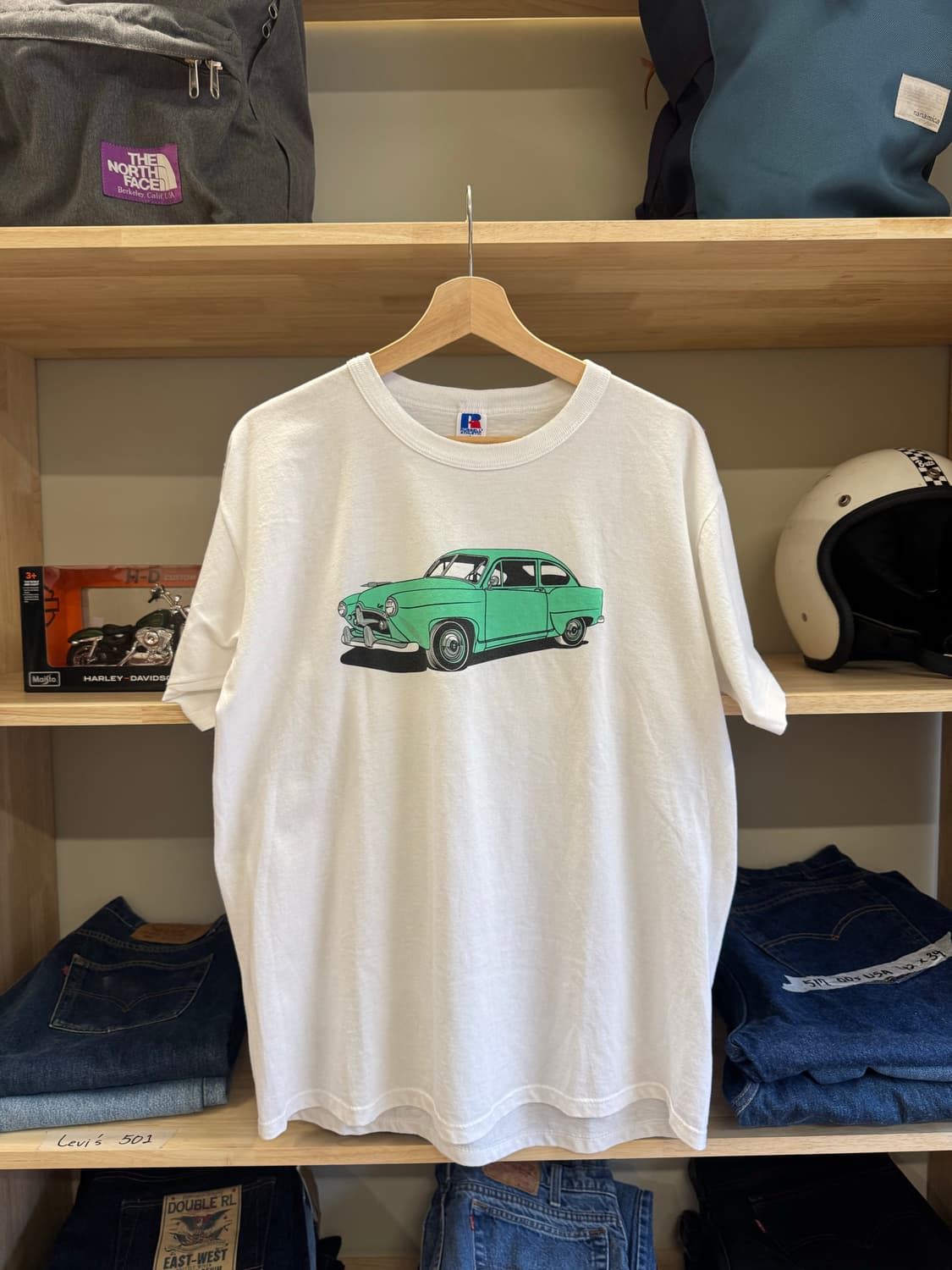 90s usa russell t-shirts L 상품이미지1