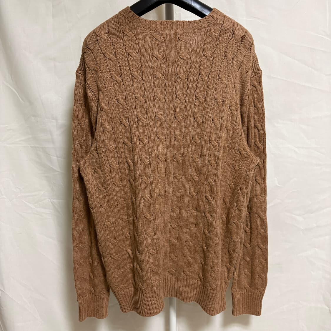 폴로 랄프로렌 케이블 니트 / 브라운, L 상품이미지7