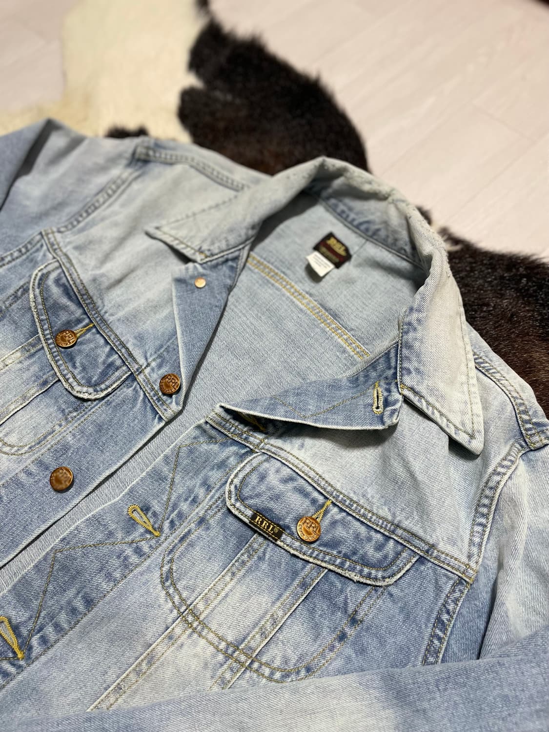 RRL 리랜드 데님 트러커 M size Lot271 상품이미지2