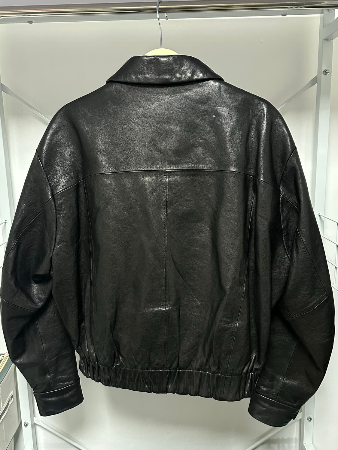 쿠어 21FW 램스킨 레더 자켓 상품이미지2