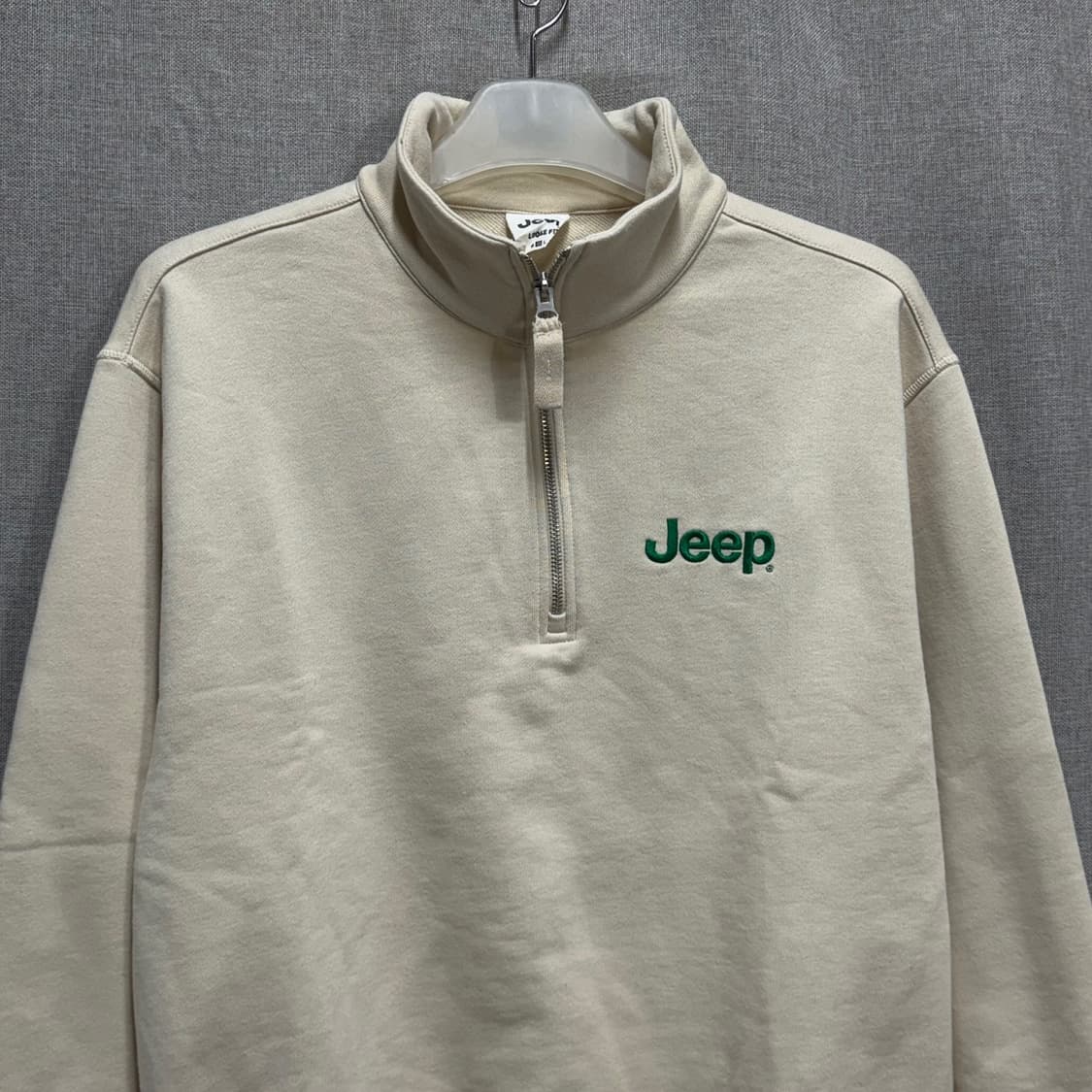 [M/루즈핏] Jeep 지프 하프집업 반집업 긴팔 맨투맨 상품이미지3