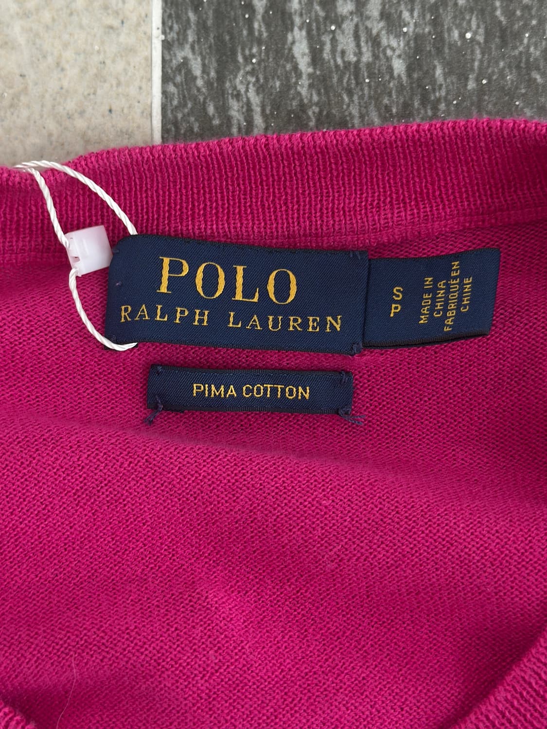 폴로 랄프로렌 핫핑크 피마코튼 가디건 상품이미지8
