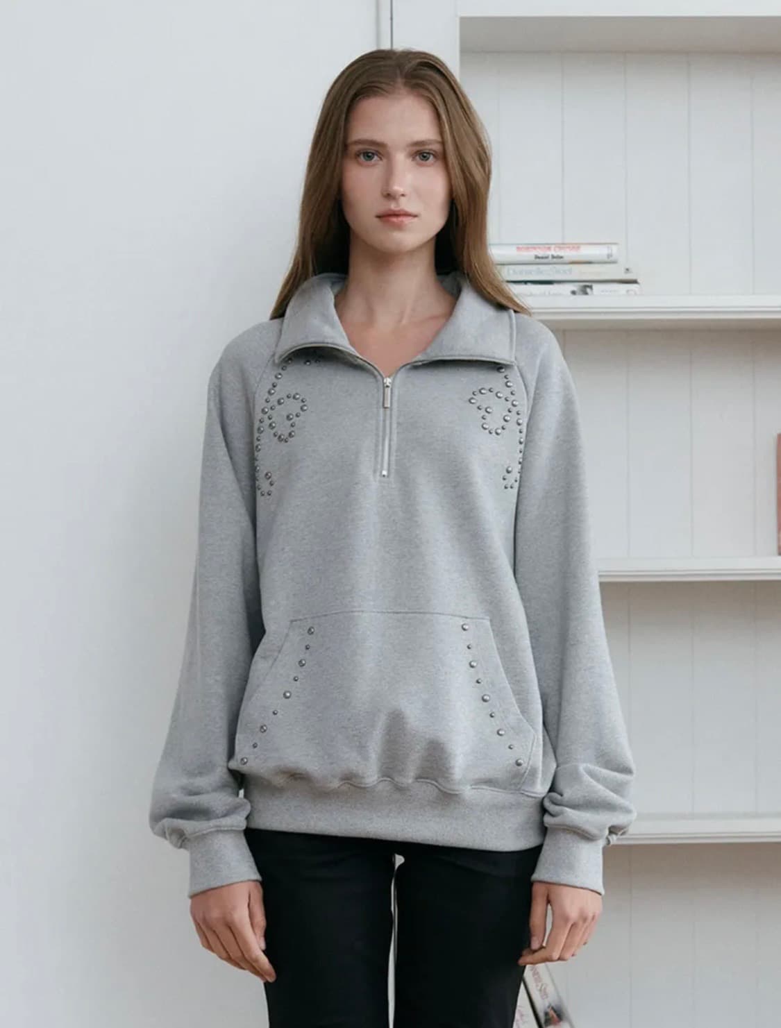 아수라 스터드 집업(F) 상품이미지1