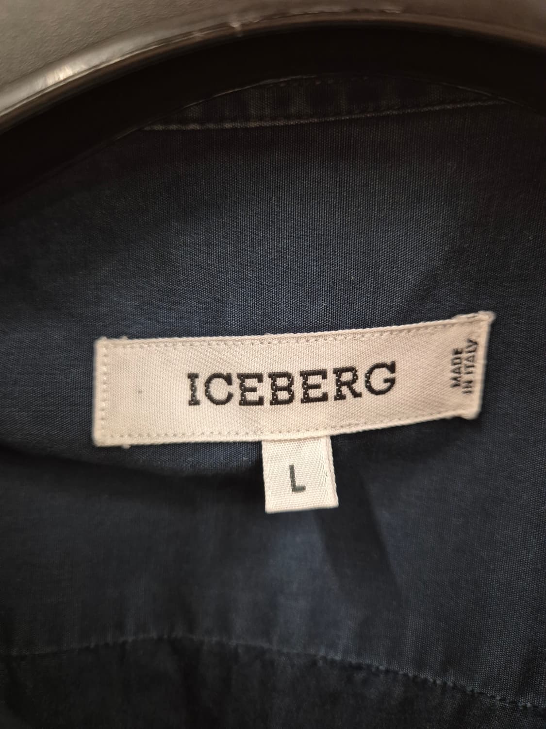 ICEBERG 네이비 셔츠 L 상품이미지5
