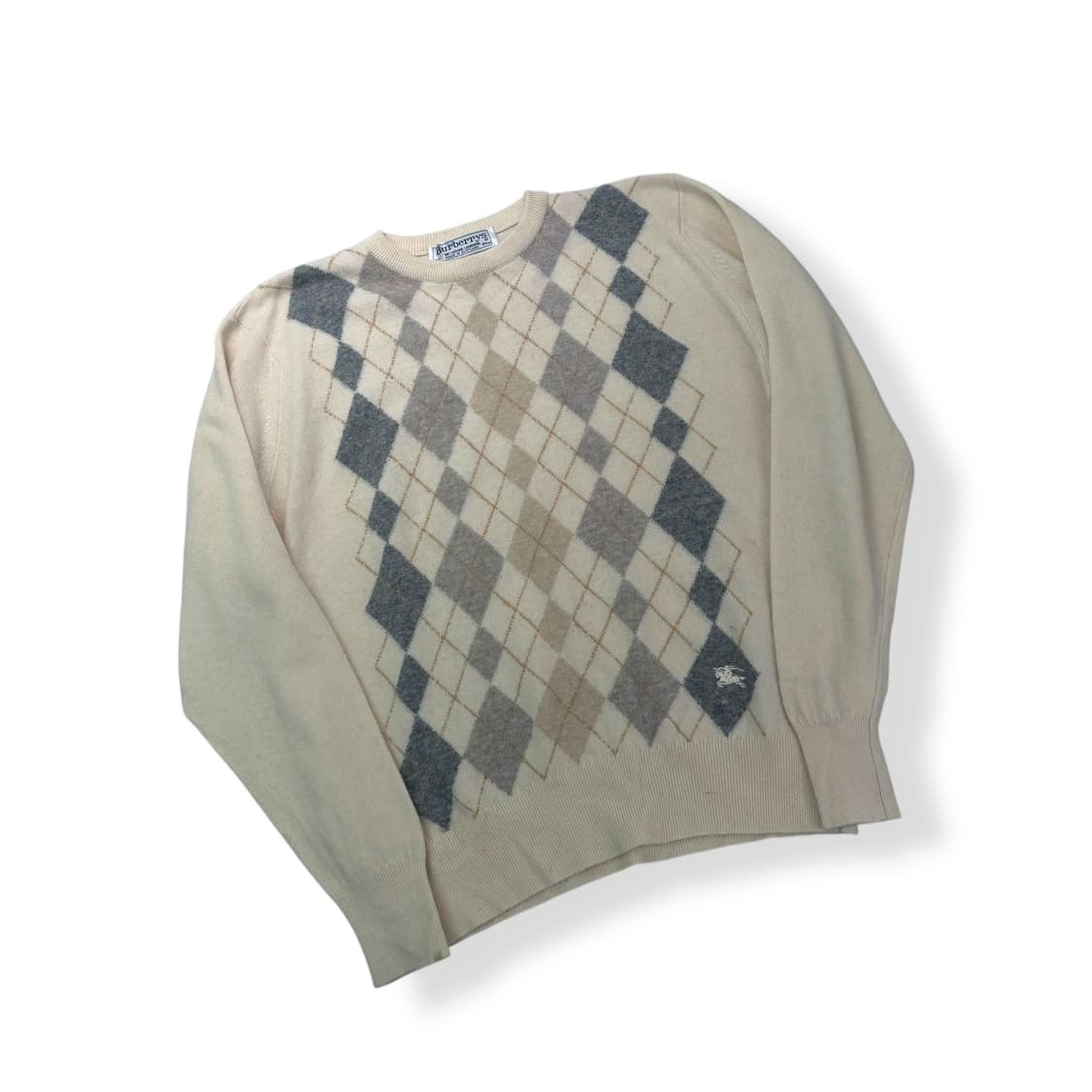 95 버버리 램스울 90s 기마로고 니트 상품이미지1