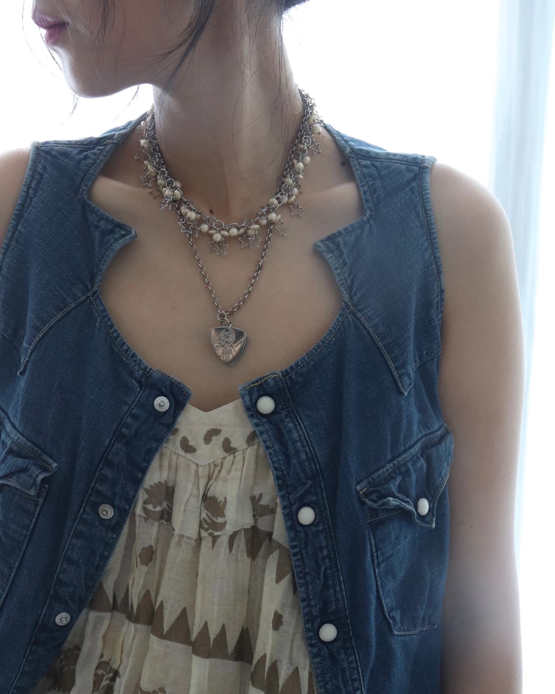 [Kapital] Western Denim Tunic Vest 상품이미지4
