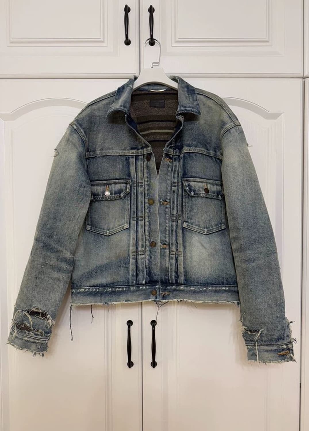 Saint Laurent distressed jacket 2nd type 상품이미지5