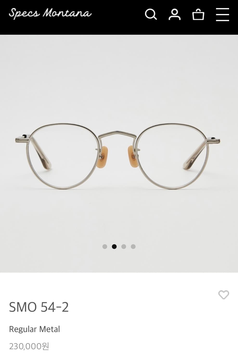 스펙스몬타나 smo54-2 실버 상품이미지1