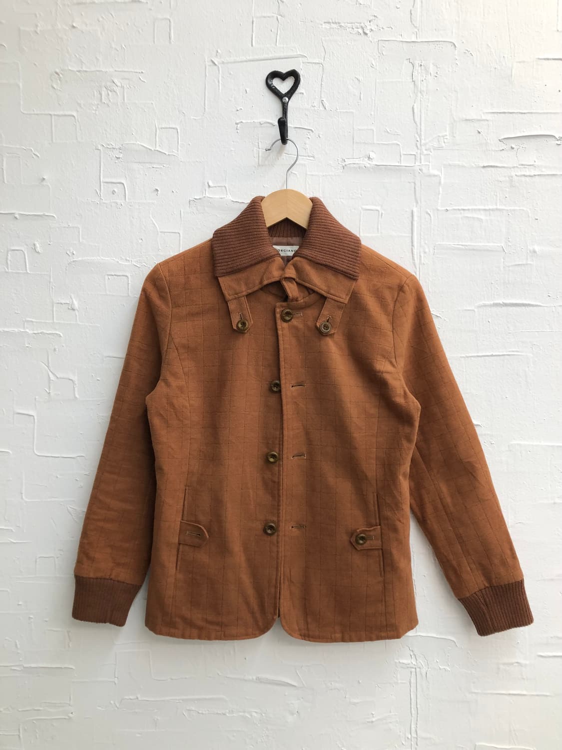 vintage orange suede jacket 상품이미지4