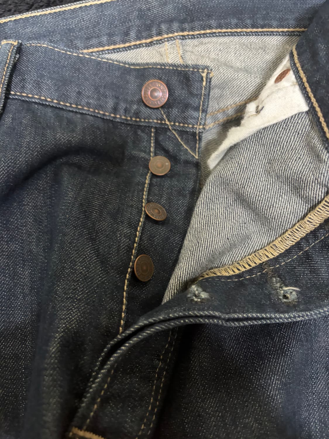 36)리바이스501 데님팬츠 셀비지 스트레이트 상품이미지7