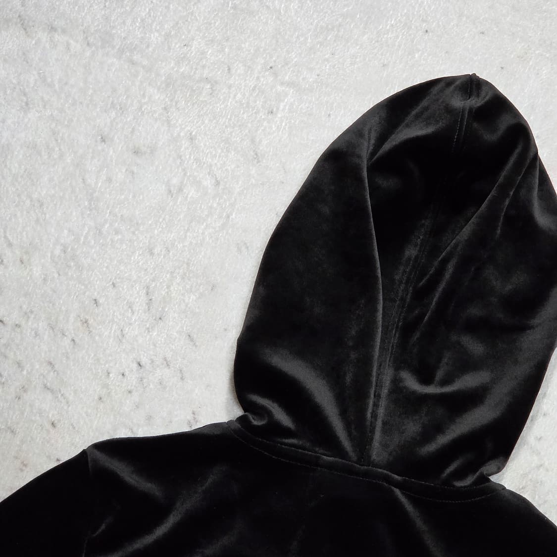 퓨마 Y2K 블랙 벨렛 슬림핏 후드집업 상품이미지5