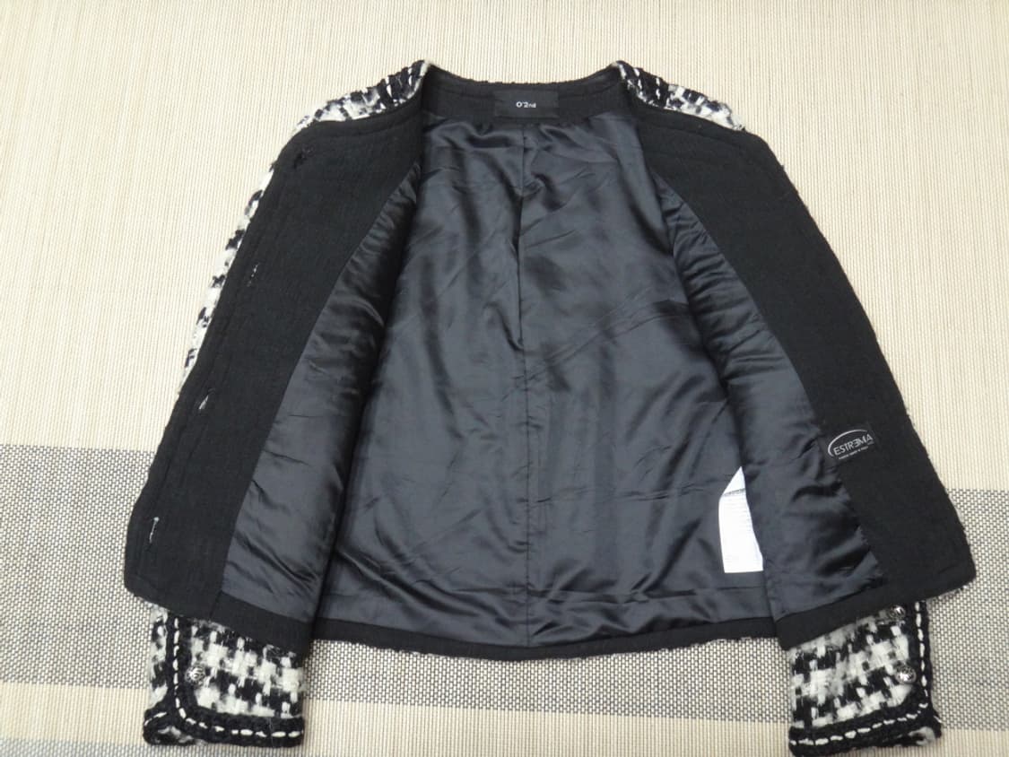 (44size) 오즈세컨 하운드투스 글리더 트위드 재킷 상품이미지7