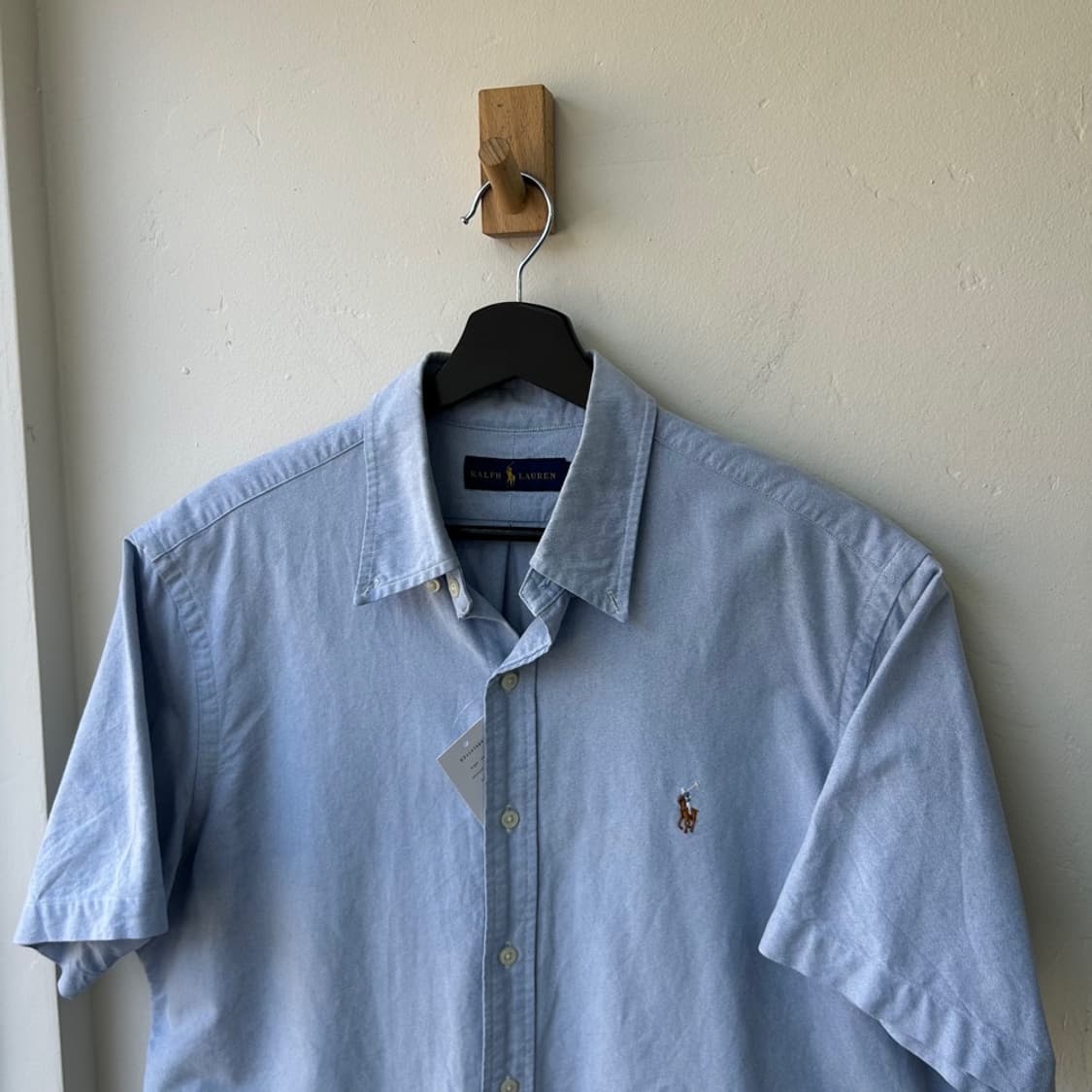 16703 - 폴로 랄프로렌 스카이블루 반팔 셔츠 상품이미지1