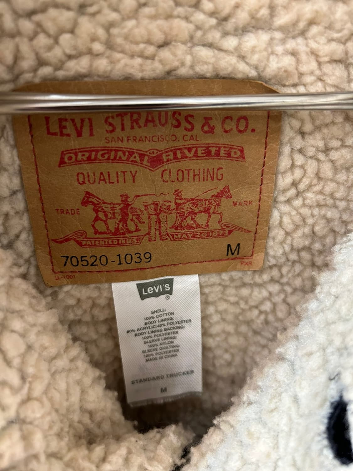 리바이스 코듀로이 쉐르파 트러커 자켓 상품이미지6