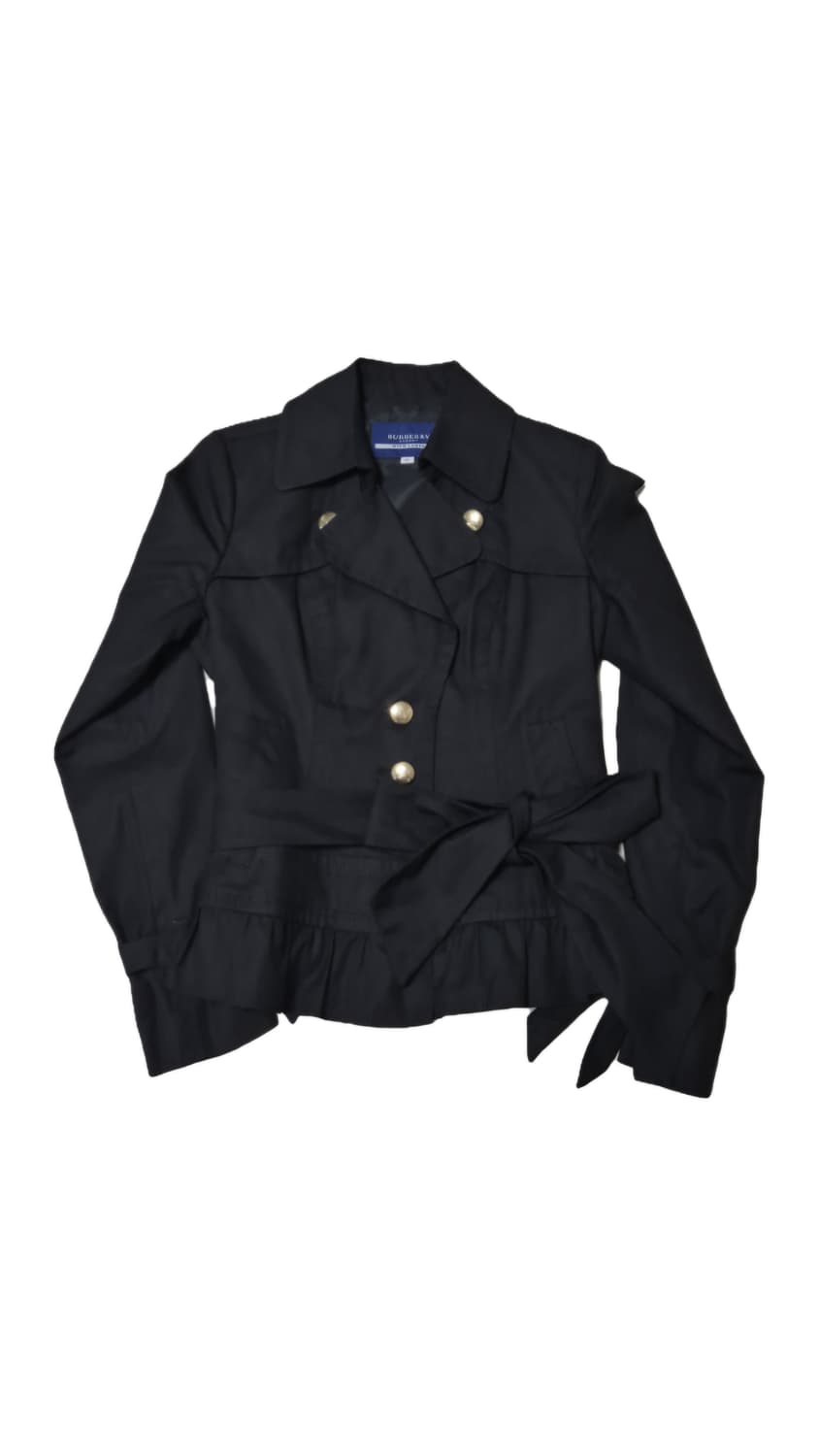 💫오픈기념특가💫버버리 블루라벨 프릴 하프 프렌치코트 갸루 상품이미지1