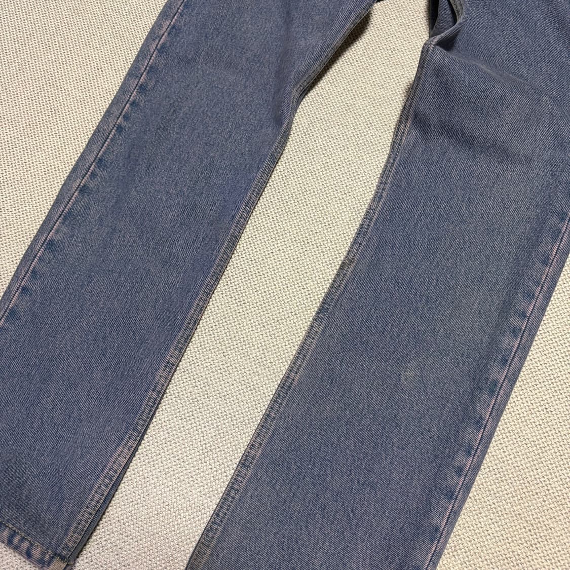 18ss 발렌시아가 핑크 중청 데님 팬츠 상품이미지2