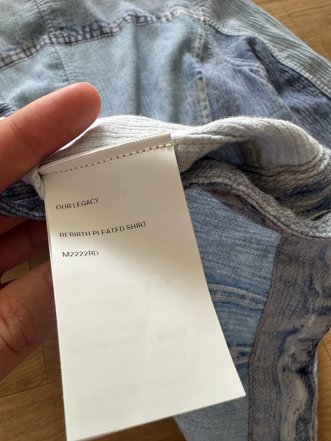 아워레가시 리버스 플리티드 셔츠 50사이즈 상품이미지9