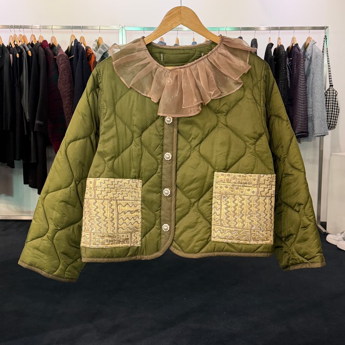 [S] 리메이크 커스텀 깔깔이 퀼팅자켓 상품이미지1