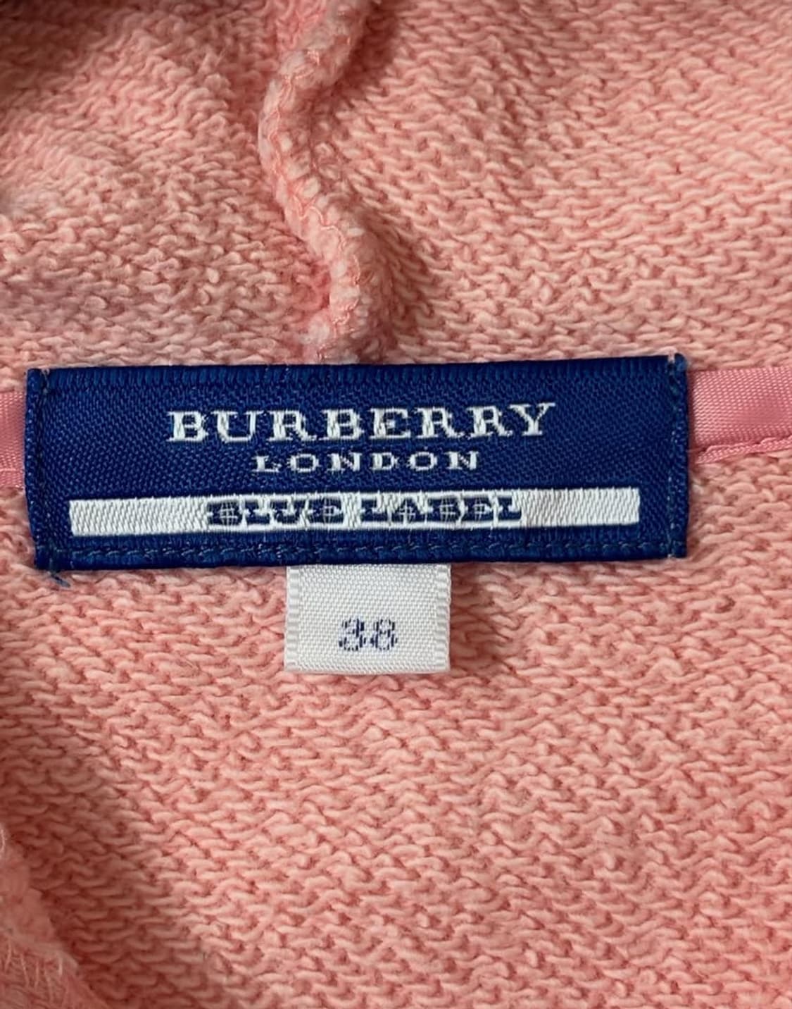 Burberry 버버리 블루라벨 베이비핑크컬러 후드집업   상품이미지6