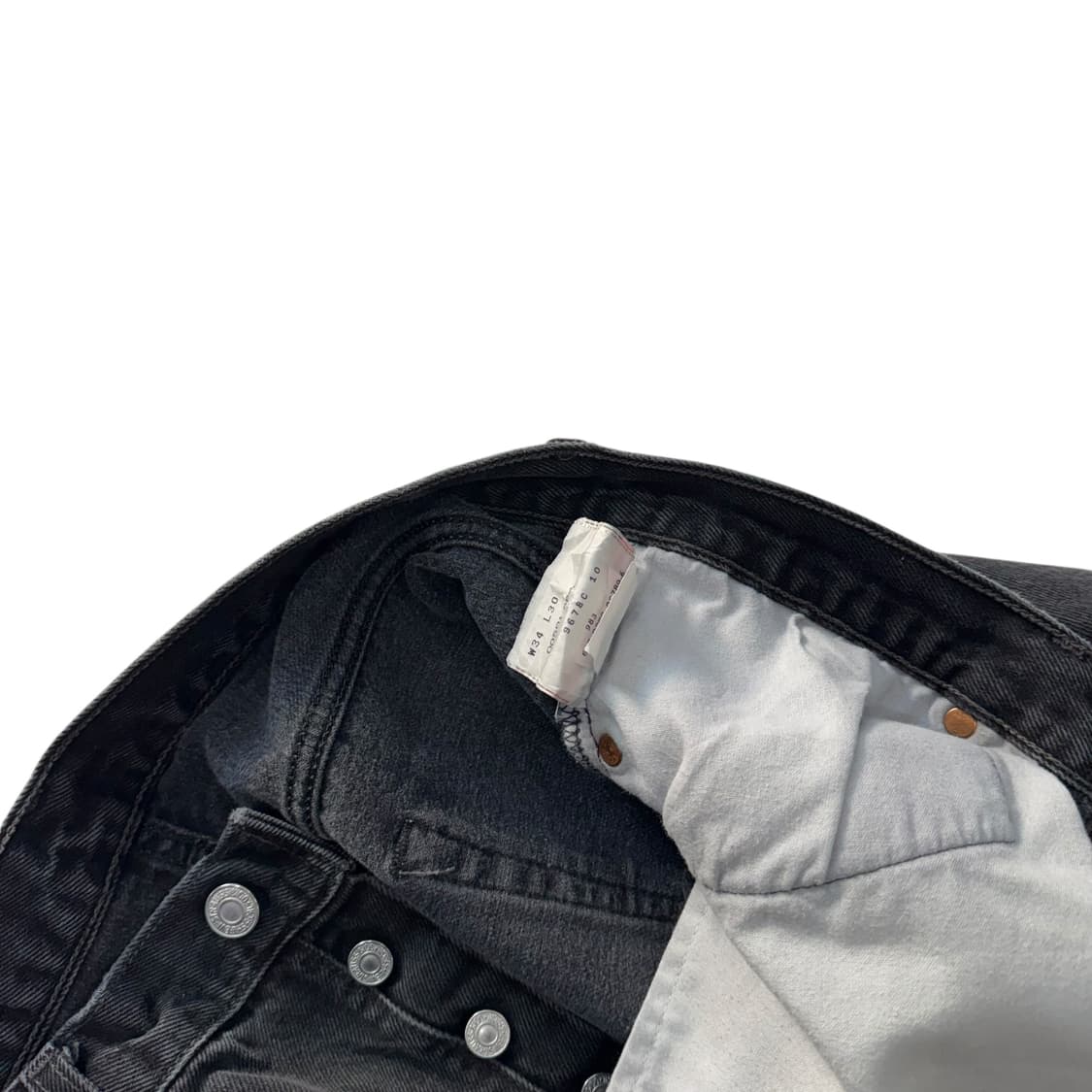 [32] 리바이스 501 블랙진 데님 청바지 [LV1230] 상품이미지4