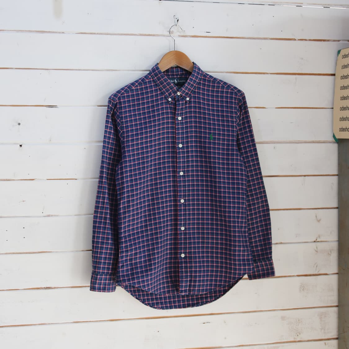 (착용컷) 폴로 랄프로렌 체크 셔츠 (남성용 98) 상품이미지1