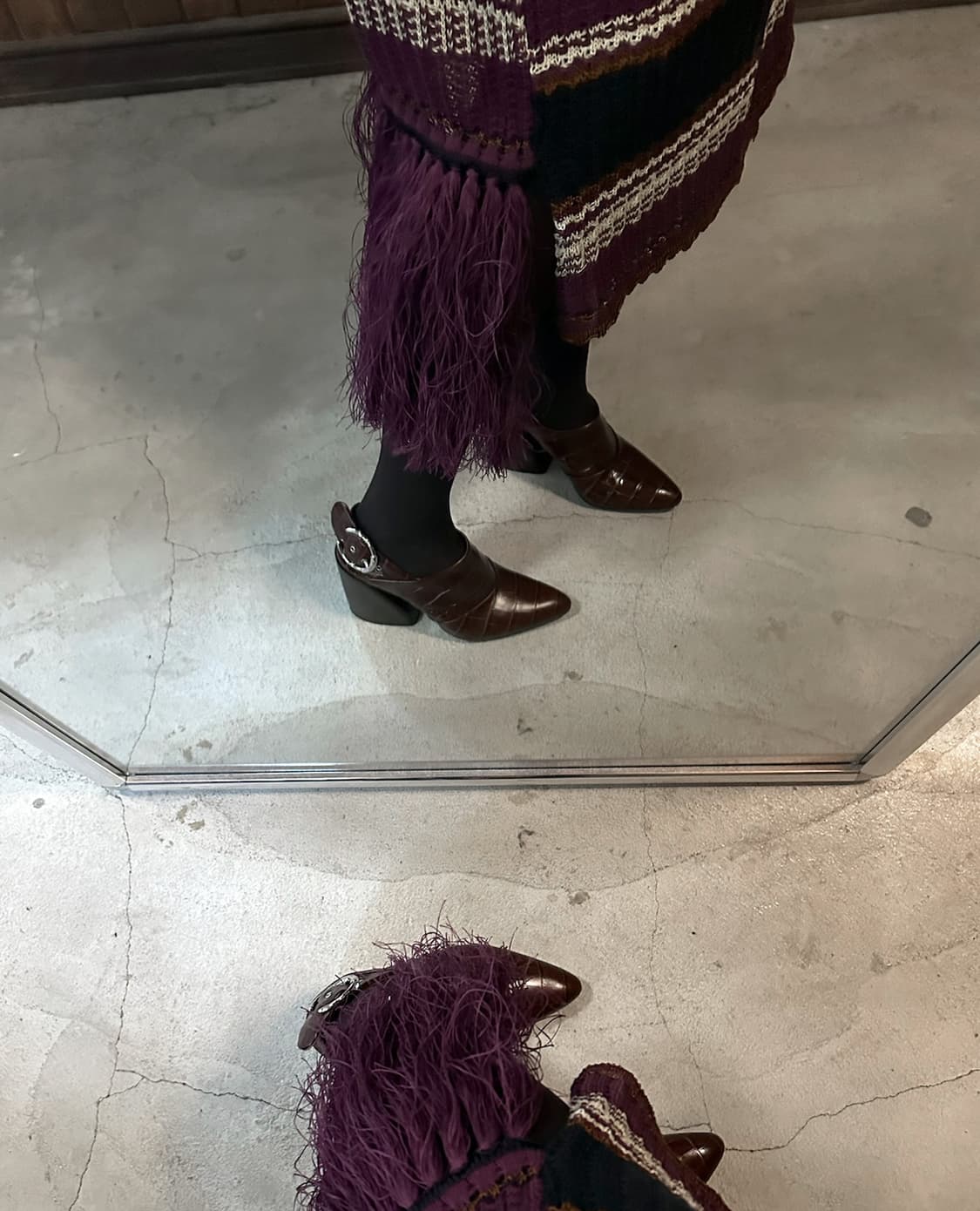 CHLOE croc buckle heel 상품이미지3