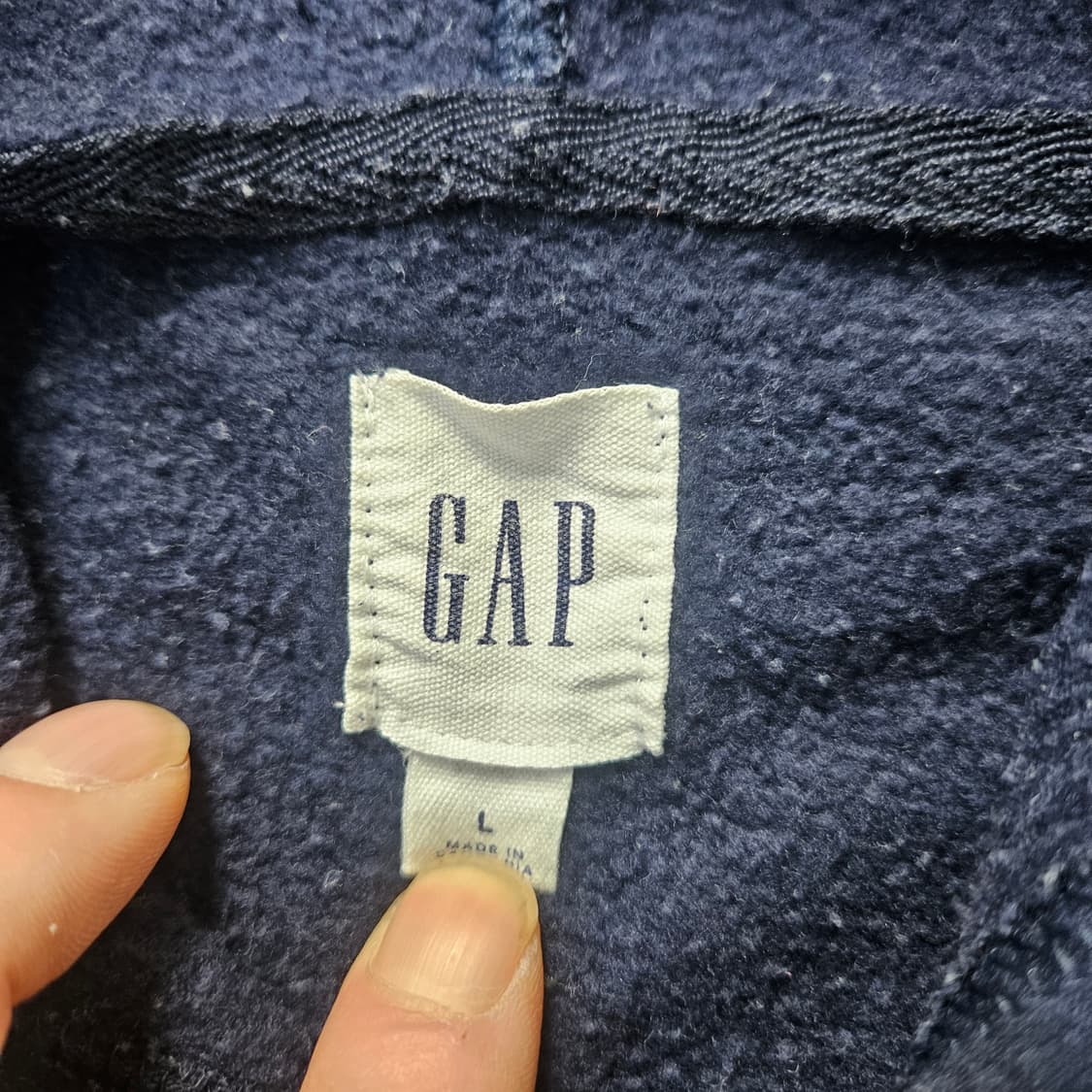 L GAP 빅 로고 후드티 0310Y 상품이미지3