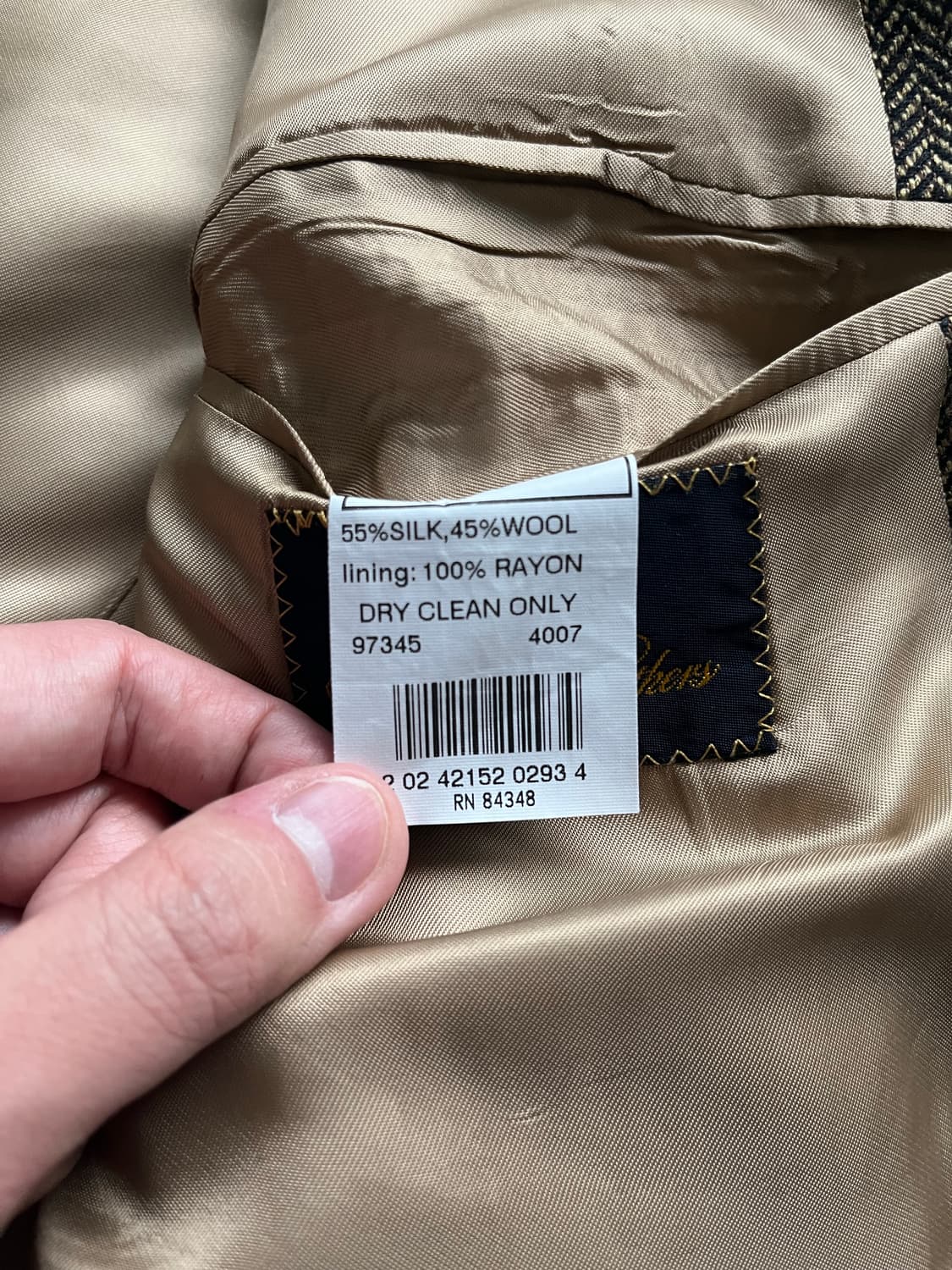 브룩스 브라더스 실크 울 블레이저 (105) 상품이미지8