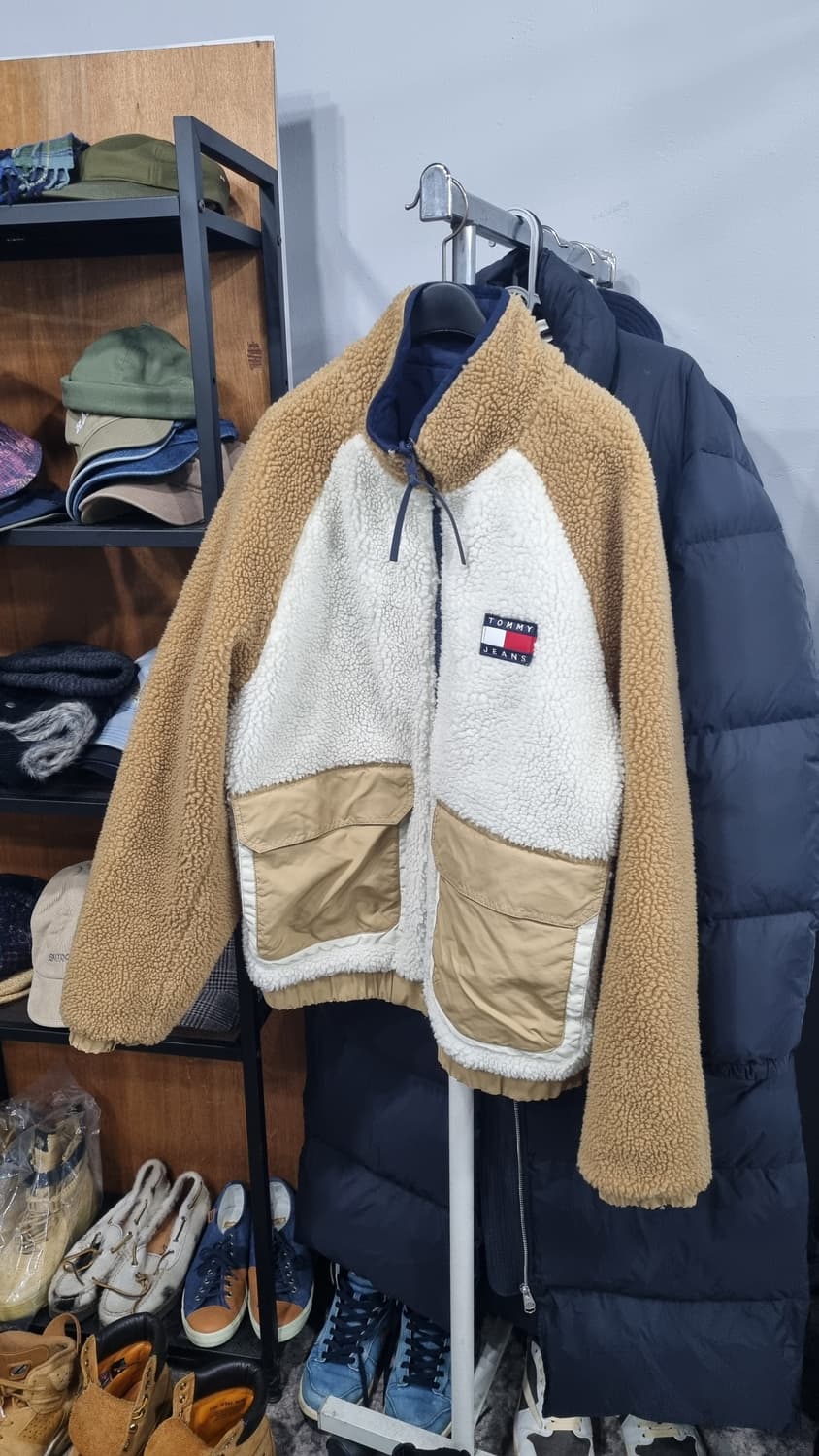 타미 tommy (한섬) 양면 플리스 점퍼 오버핏m (100적당) 상품이미지1