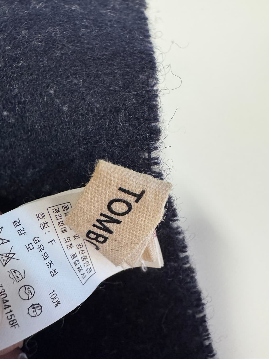 스튜디오톰보이 체크 패턴 울 머플러 상품이미지5